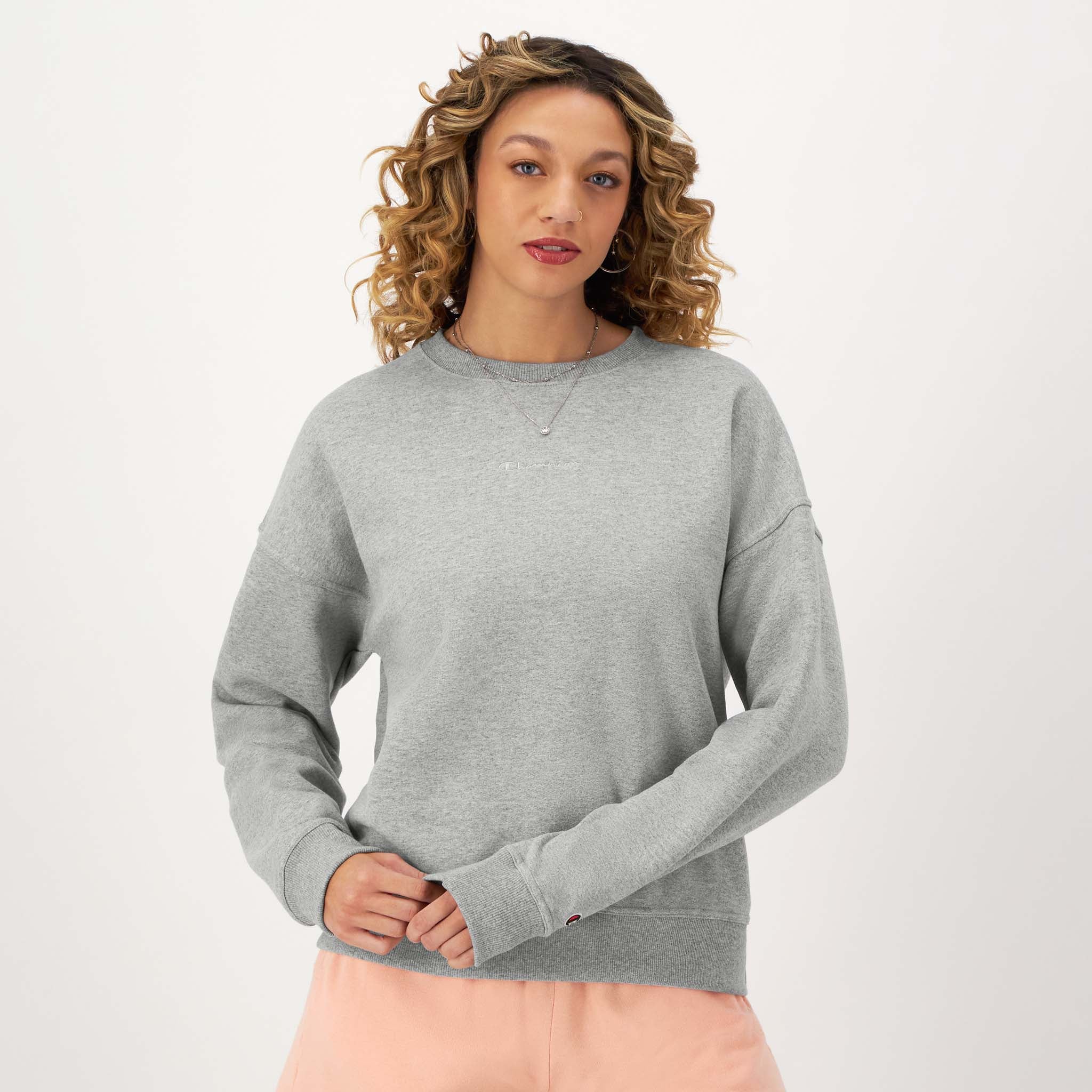 Loose-Fit Fleece Crewneck Sweatshirt for Women | Powerblend