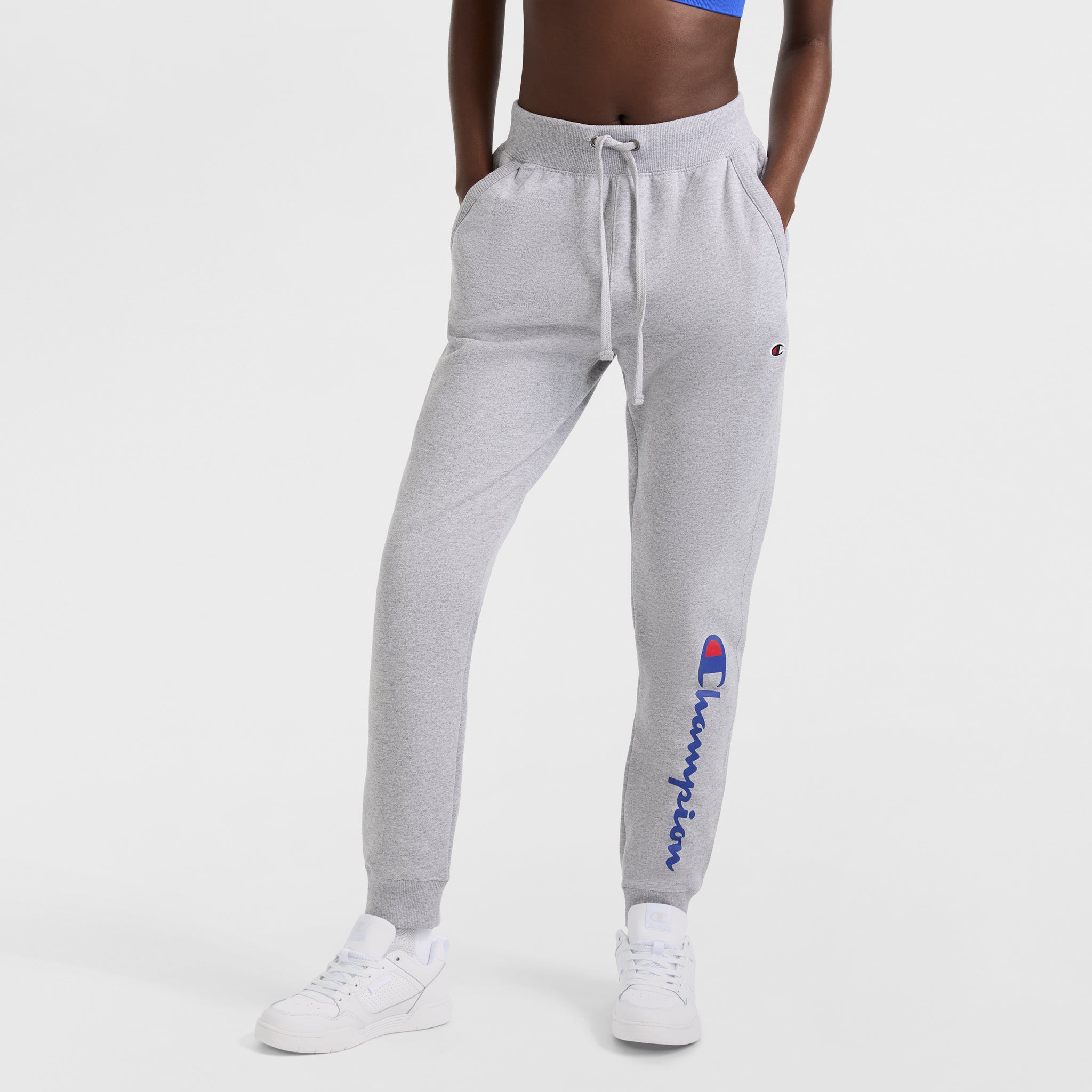 Women's Fleece Joggers with Adjustable Waist & Side Pockets | Powerblend
