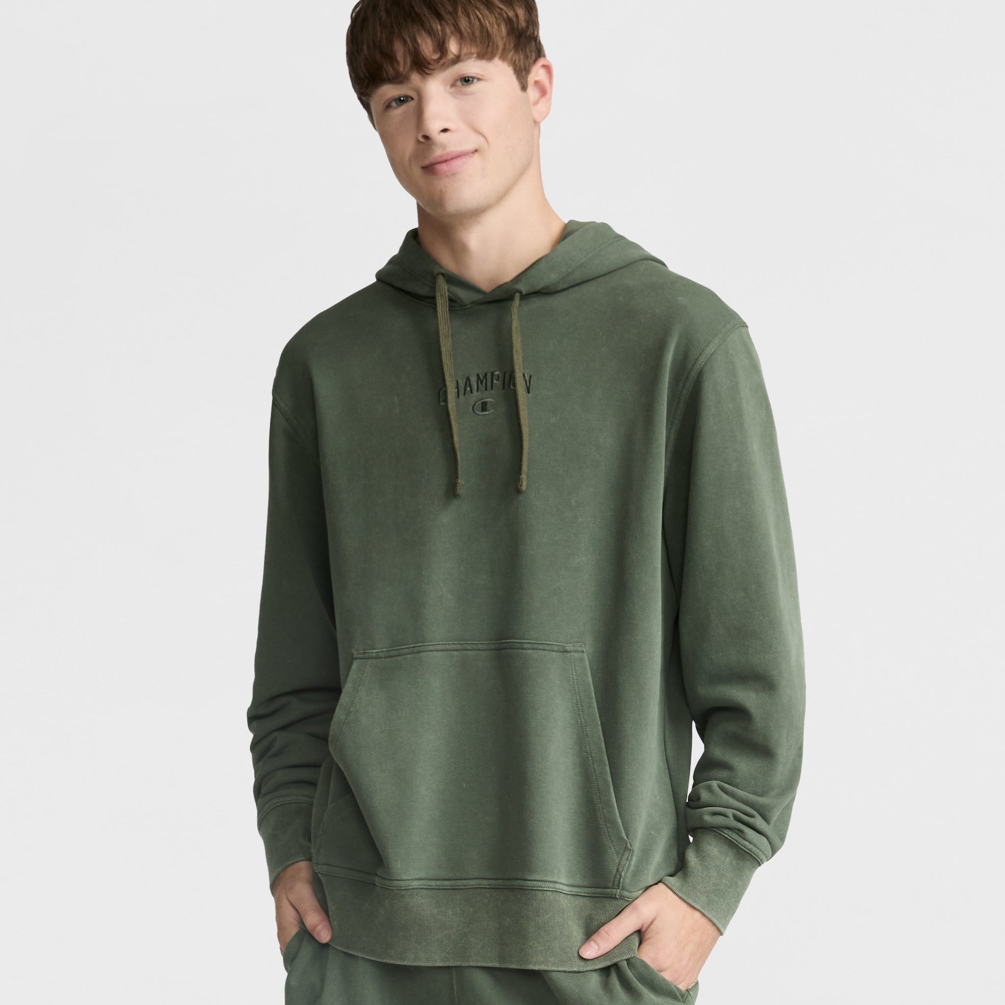 Vintage Wash Lightweight Hoodie for Men | Champion Fleece