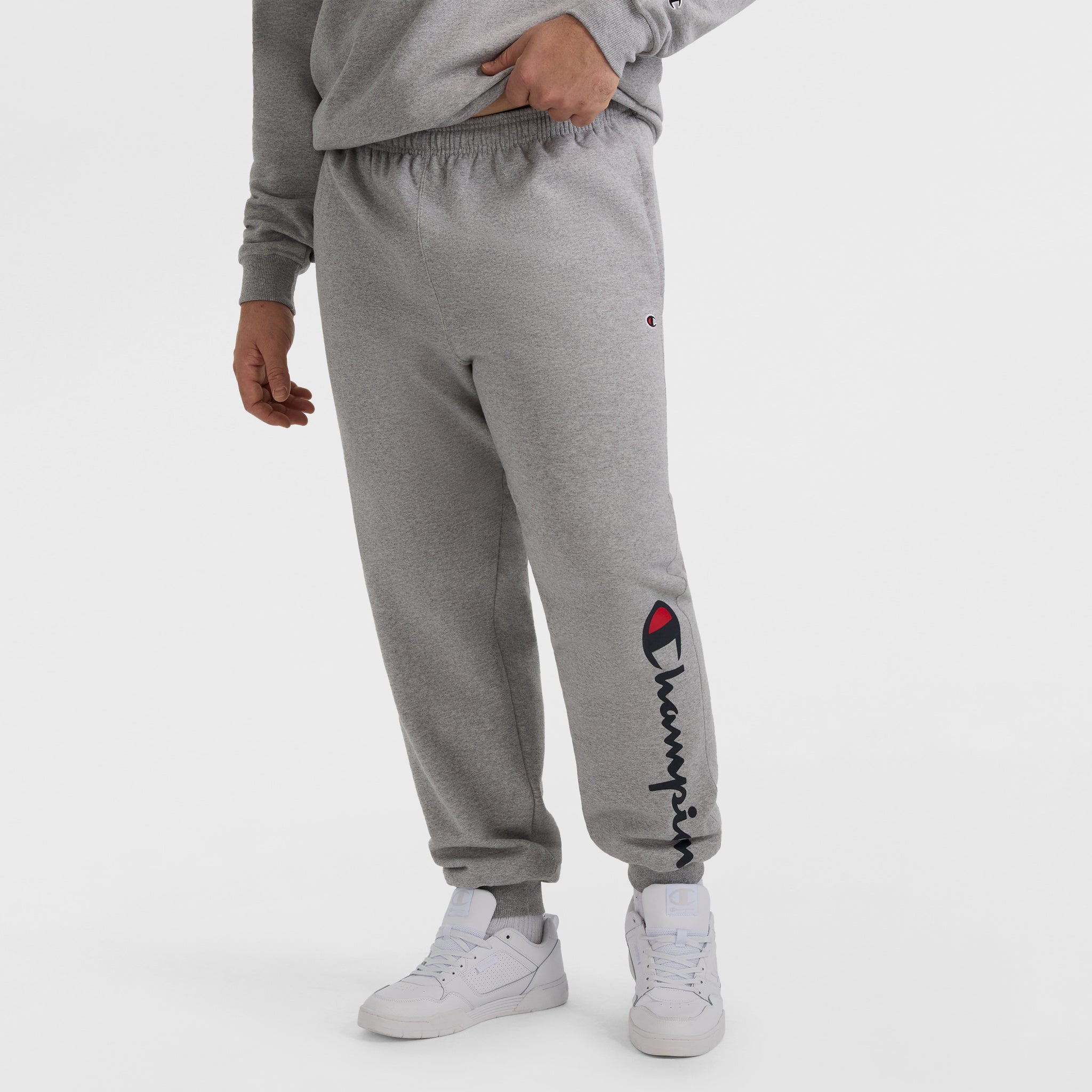 Men's Fleece Joggers with Champion Script Logo | Big & Tall