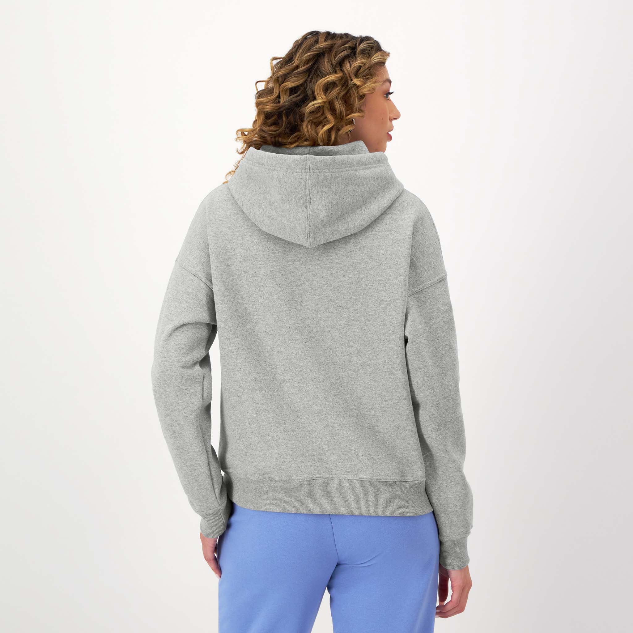 Relaxed Fit Powerblend Hoodie with Embroidered Logo | Champion