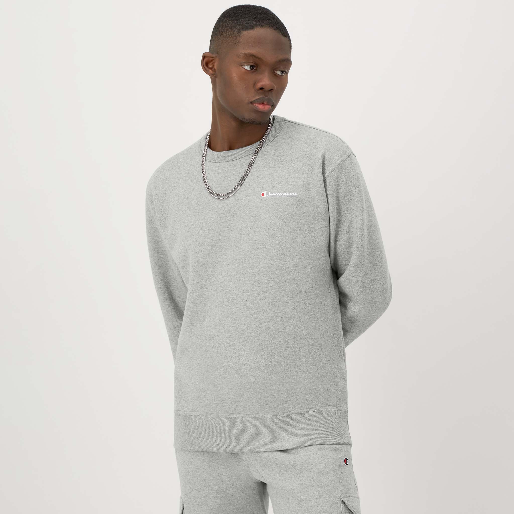 Powerblend Fleece Crewneck Sweatshirt with Left Script Logo | Champion