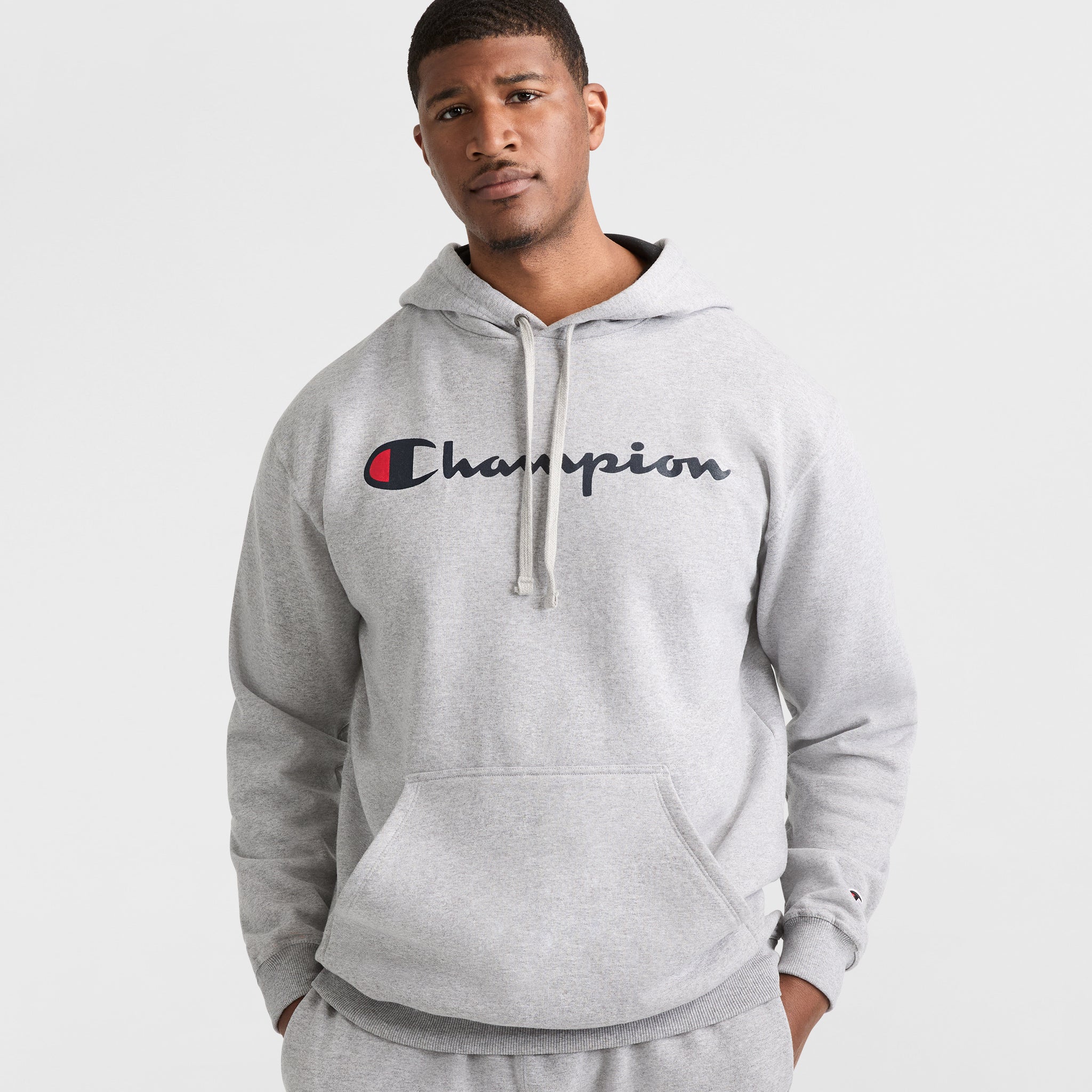 Men's Big & Tall Fleece Hoodie with Adjustable Hood | Powerblend