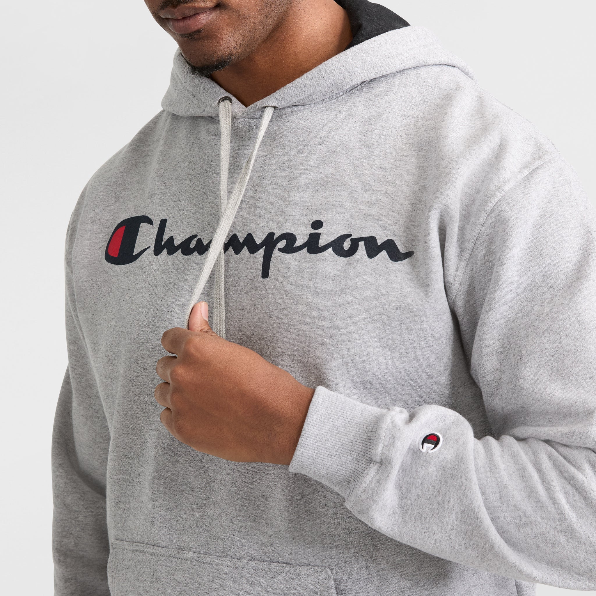Men's Big & Tall Fleece Hoodie with Adjustable Hood | Powerblend