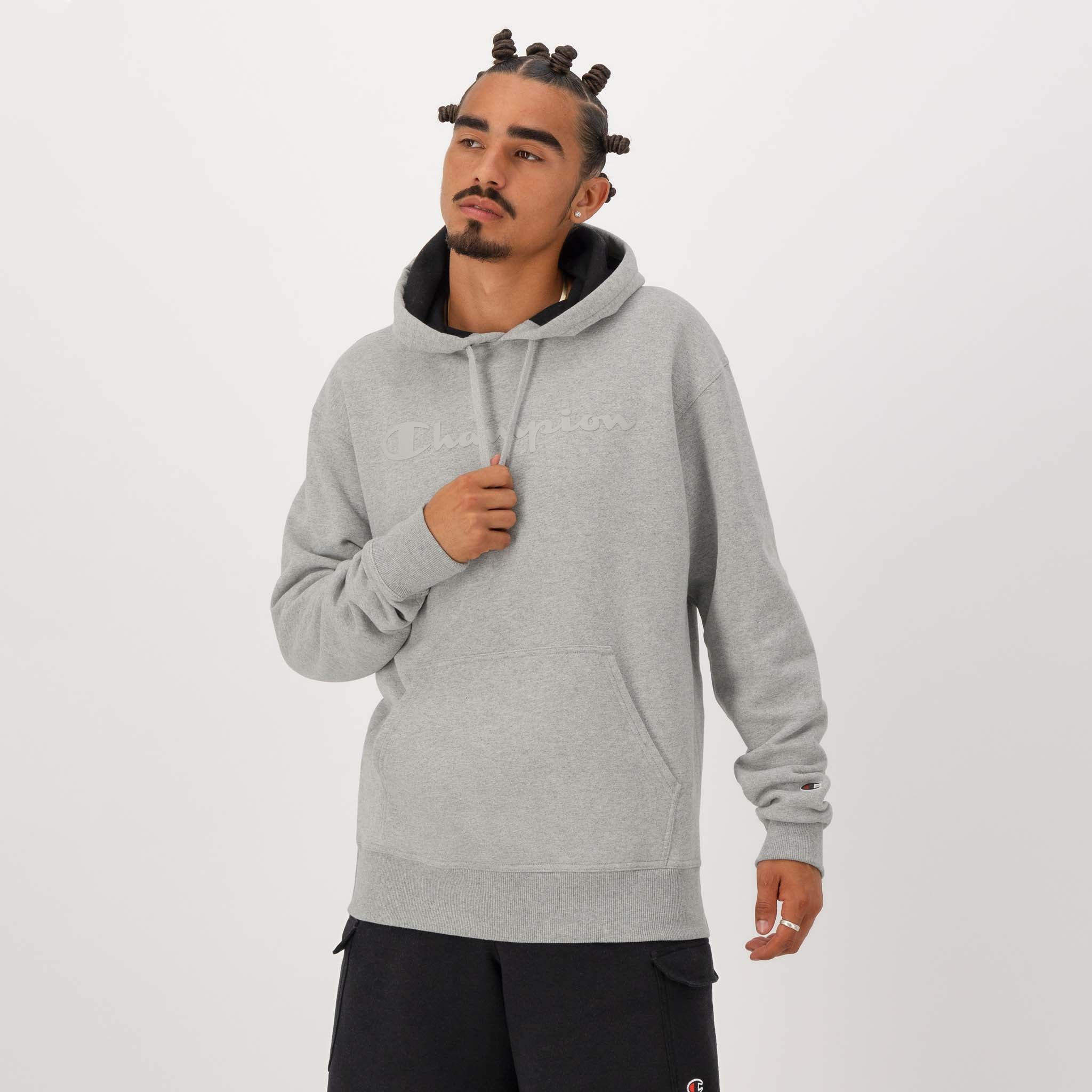 Powerblend Fleece Hoodie for Men with Tonal Logo | Soft & Durable