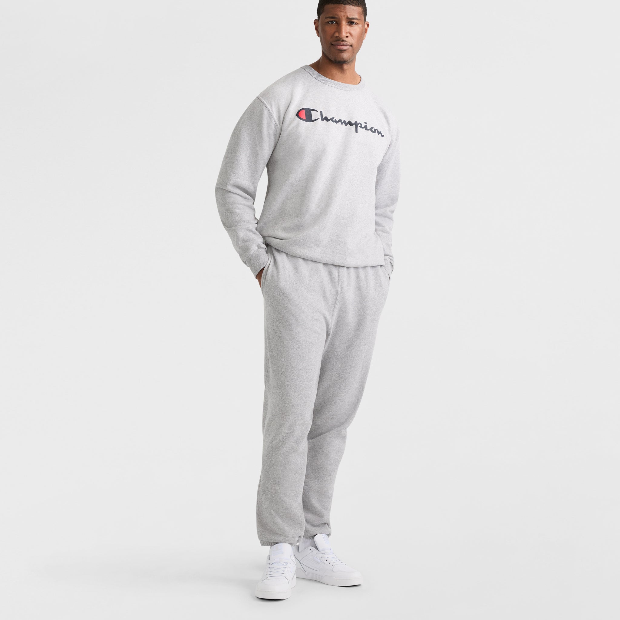 Men's Big & Tall Sweatpants with Cinched Hem & C Logo | Powerblend
