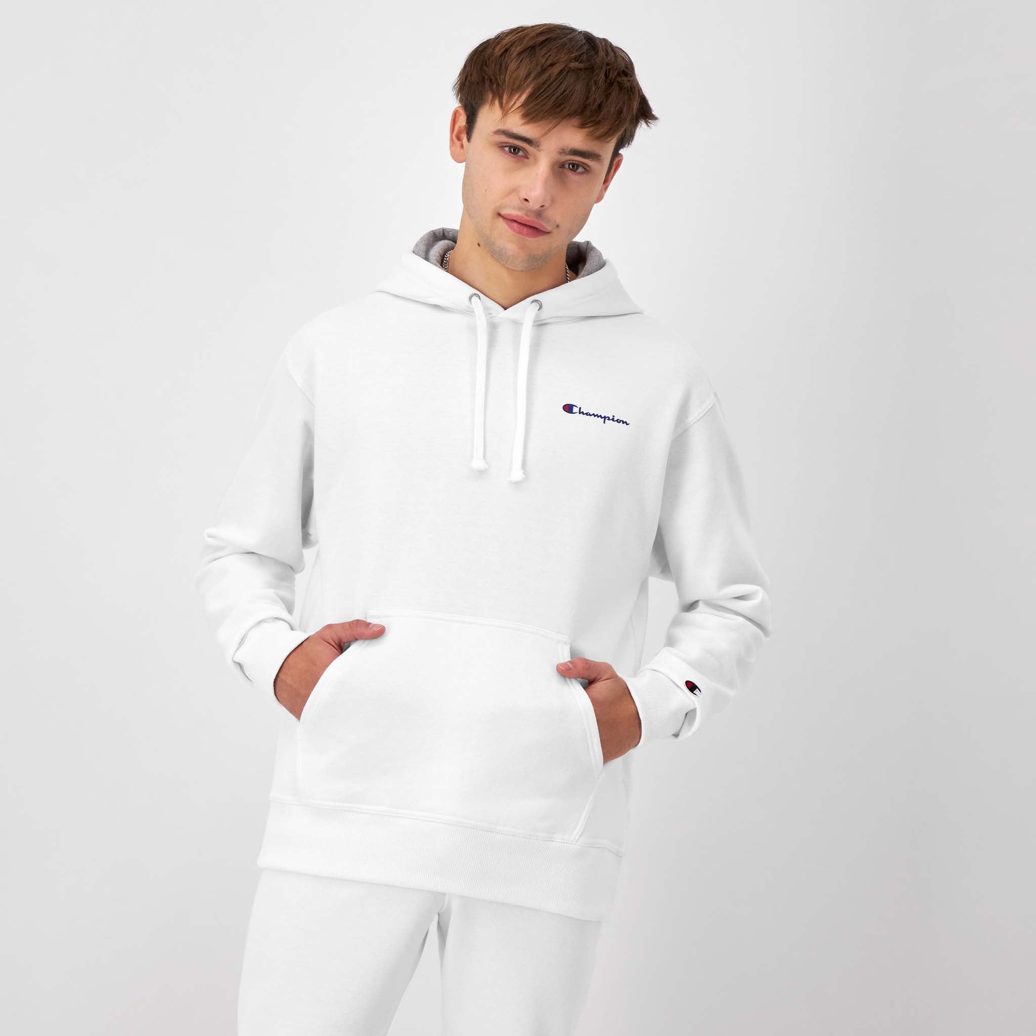 Men's Midweight Fleece Hoodie with Kangaroo Pocket | Powerblend
