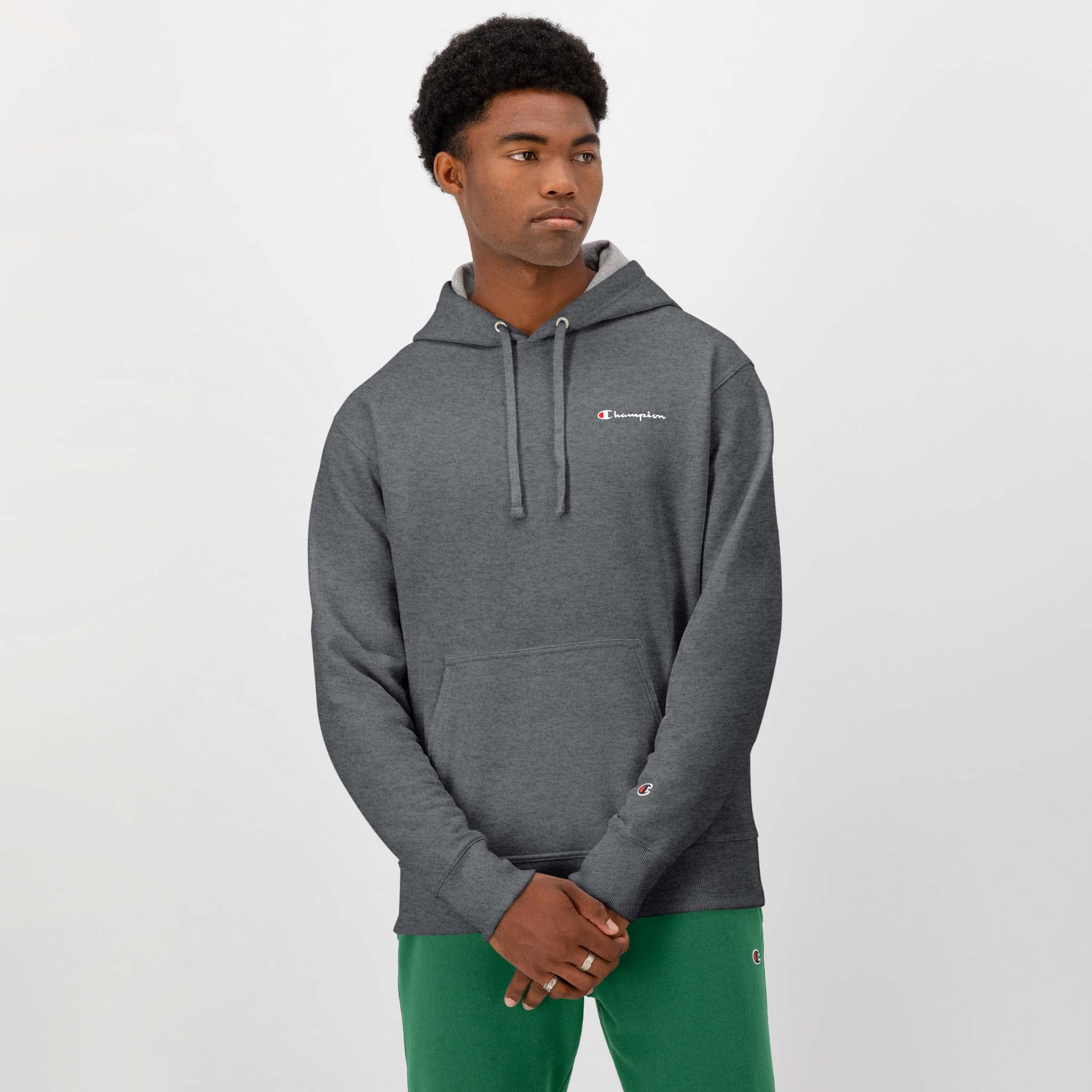 Men's Midweight Fleece Hoodie with Kangaroo Pocket | Powerblend
