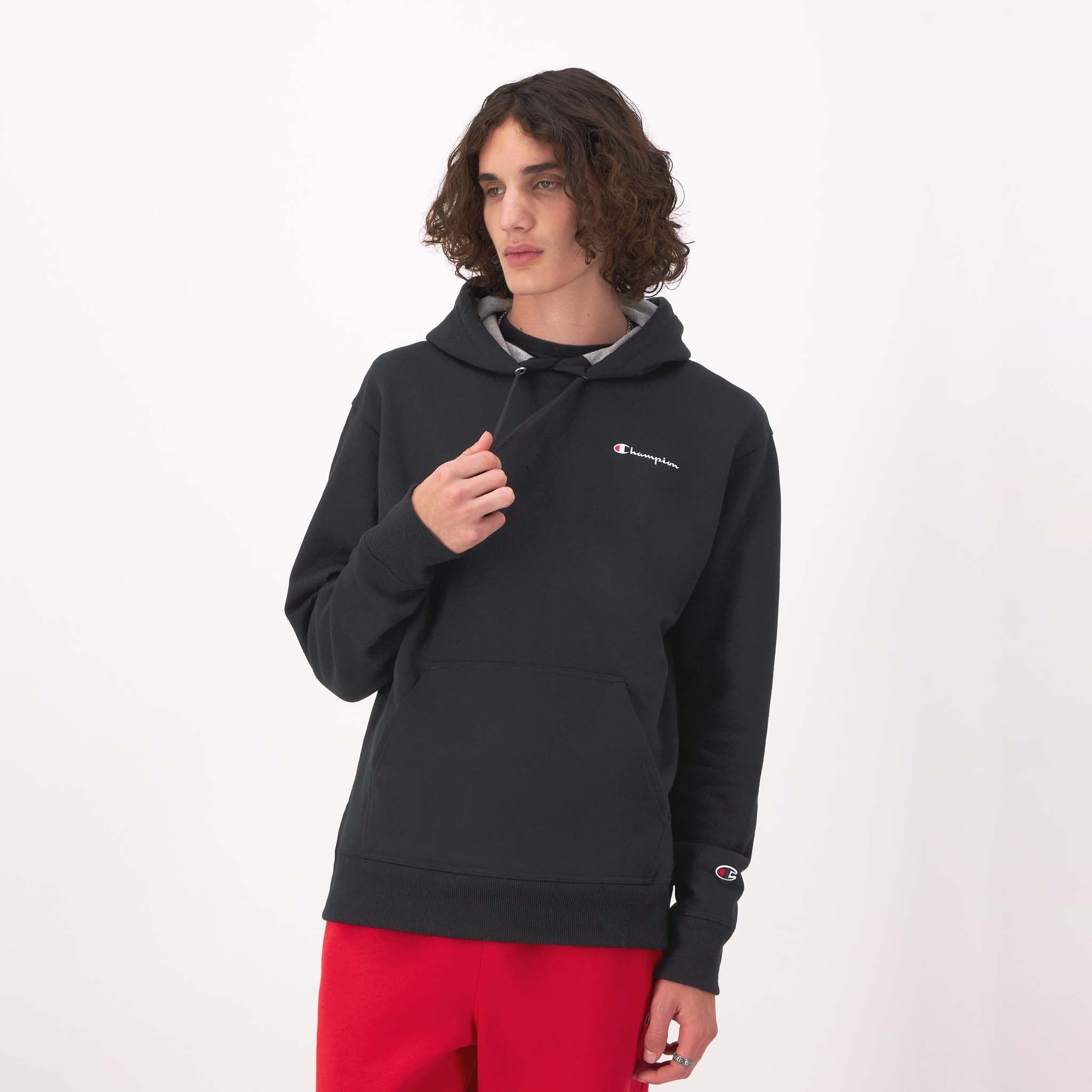 Men's Midweight Fleece Hoodie with Kangaroo Pocket | Powerblend