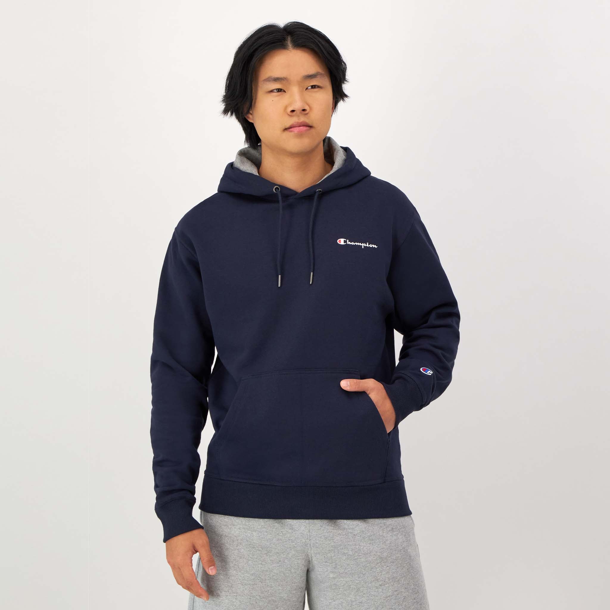 Men's Midweight Fleece Hoodie with Kangaroo Pocket | Powerblend