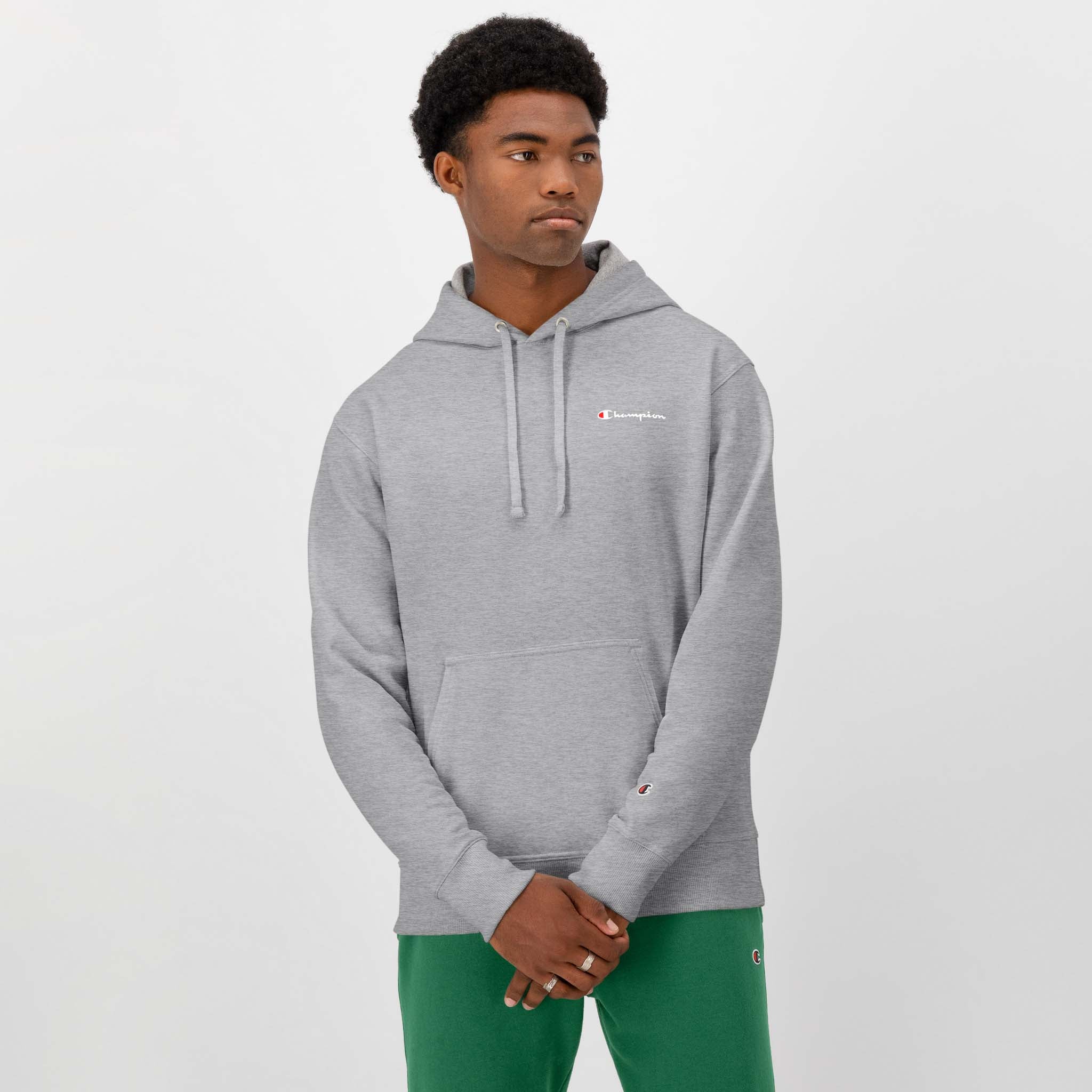 Men's Midweight Fleece Hoodie with Kangaroo Pocket | Powerblend