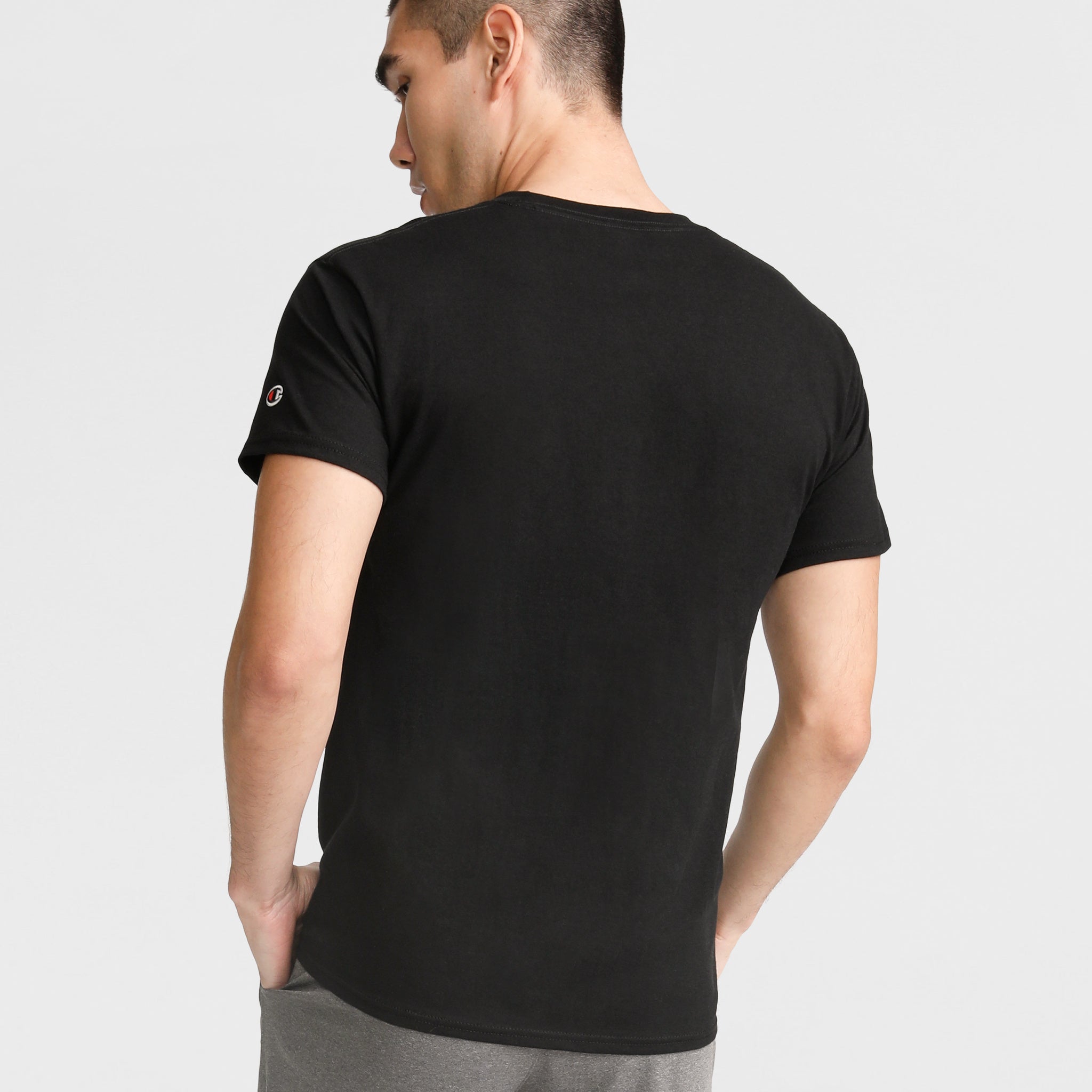 Classic Cotton Men's T-Shirt with C Logo | Standard Fit Crewneck