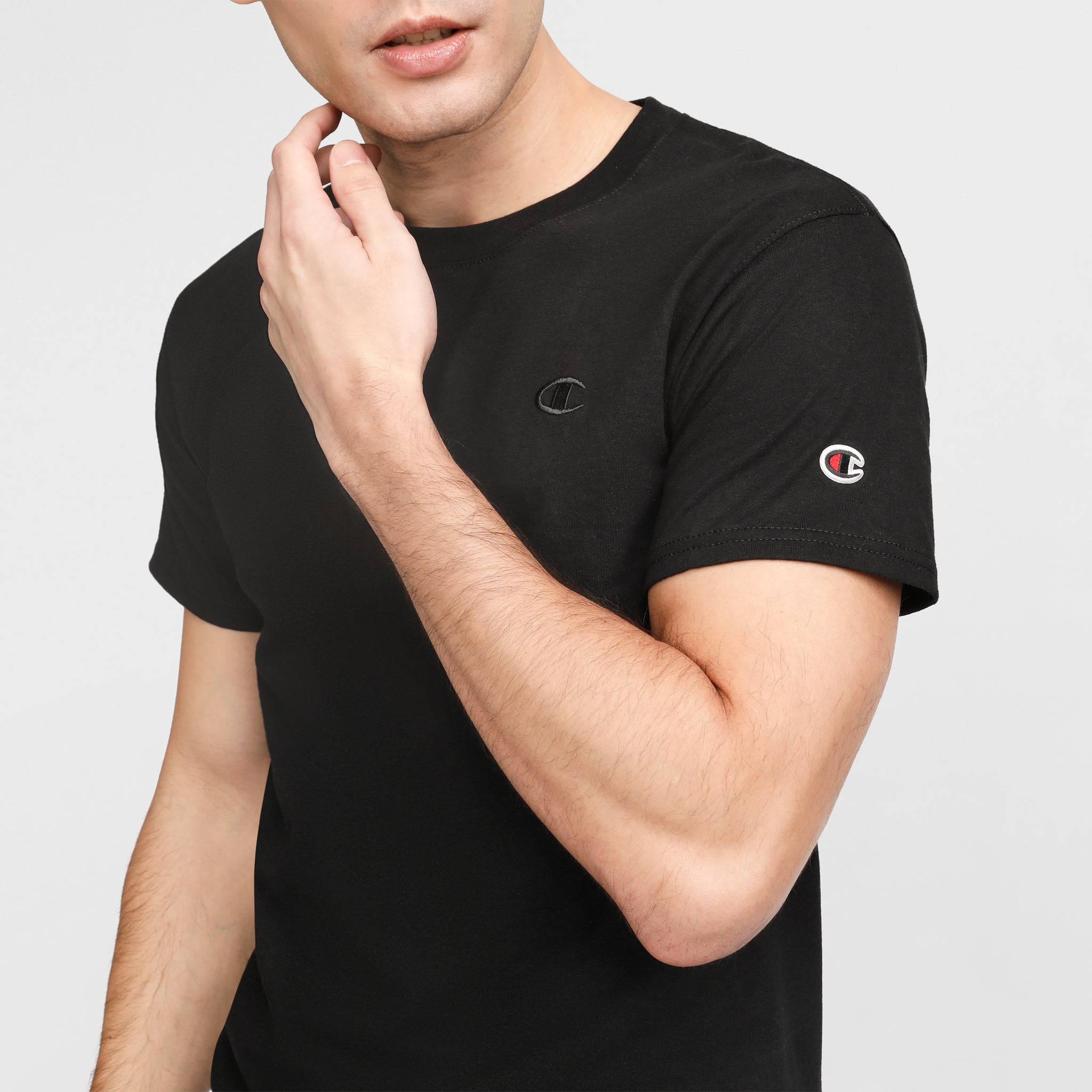 Classic Cotton Men's T-Shirt with C Logo | Standard Fit Crewneck