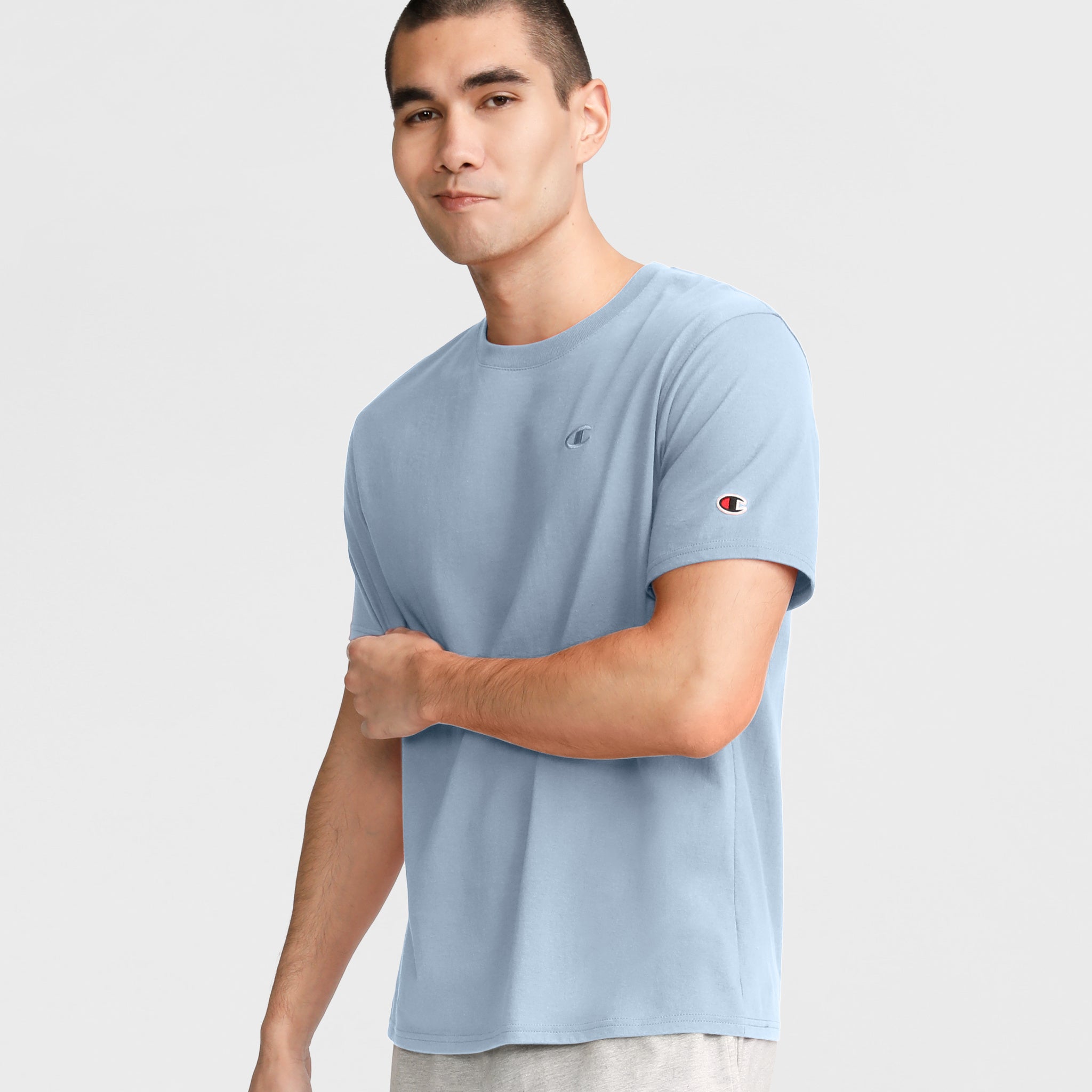 Classic Cotton Men's T-Shirt with C Logo | Standard Fit Crewneck