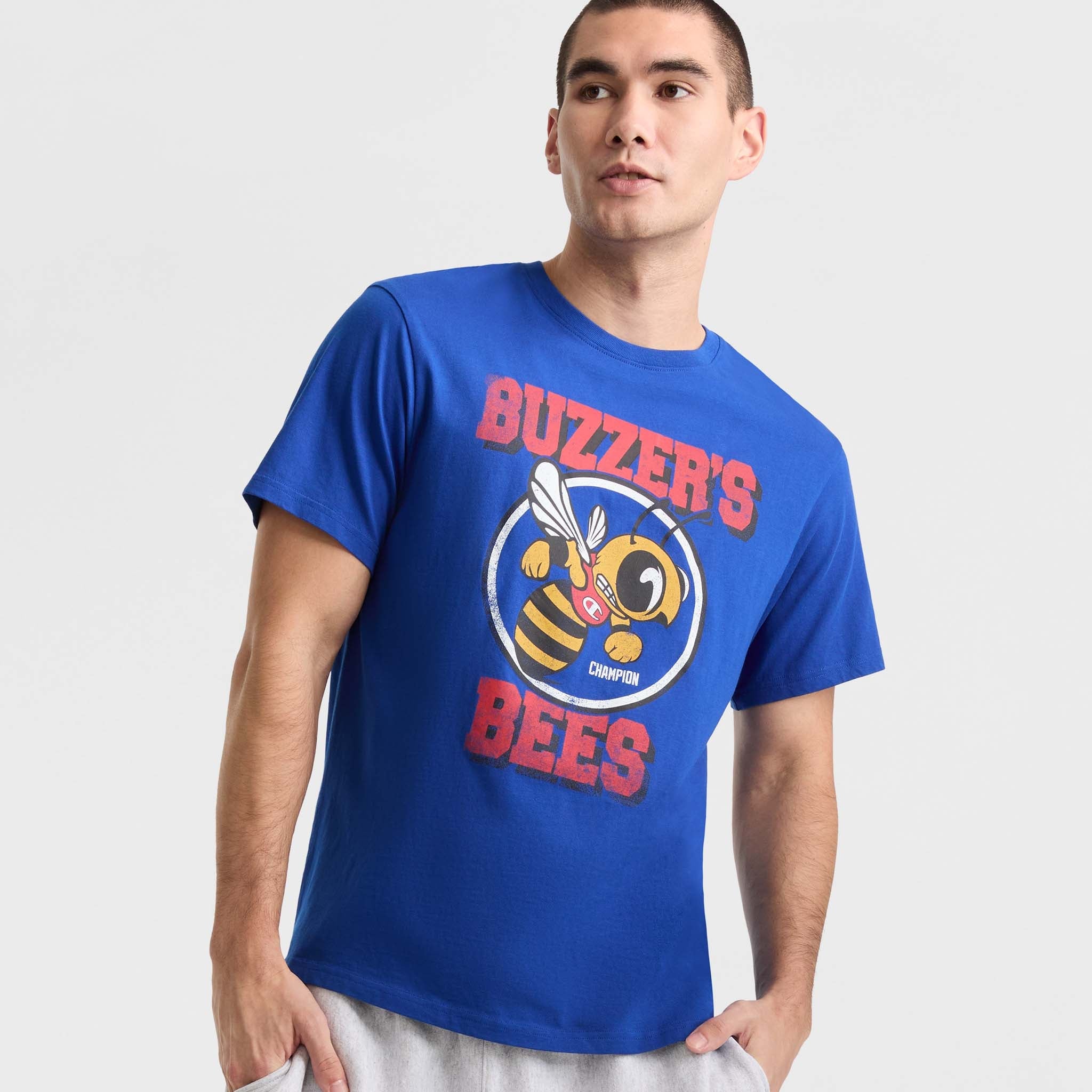 Men's Graphic T-Shirt with Buzzing Bee Design | Champion