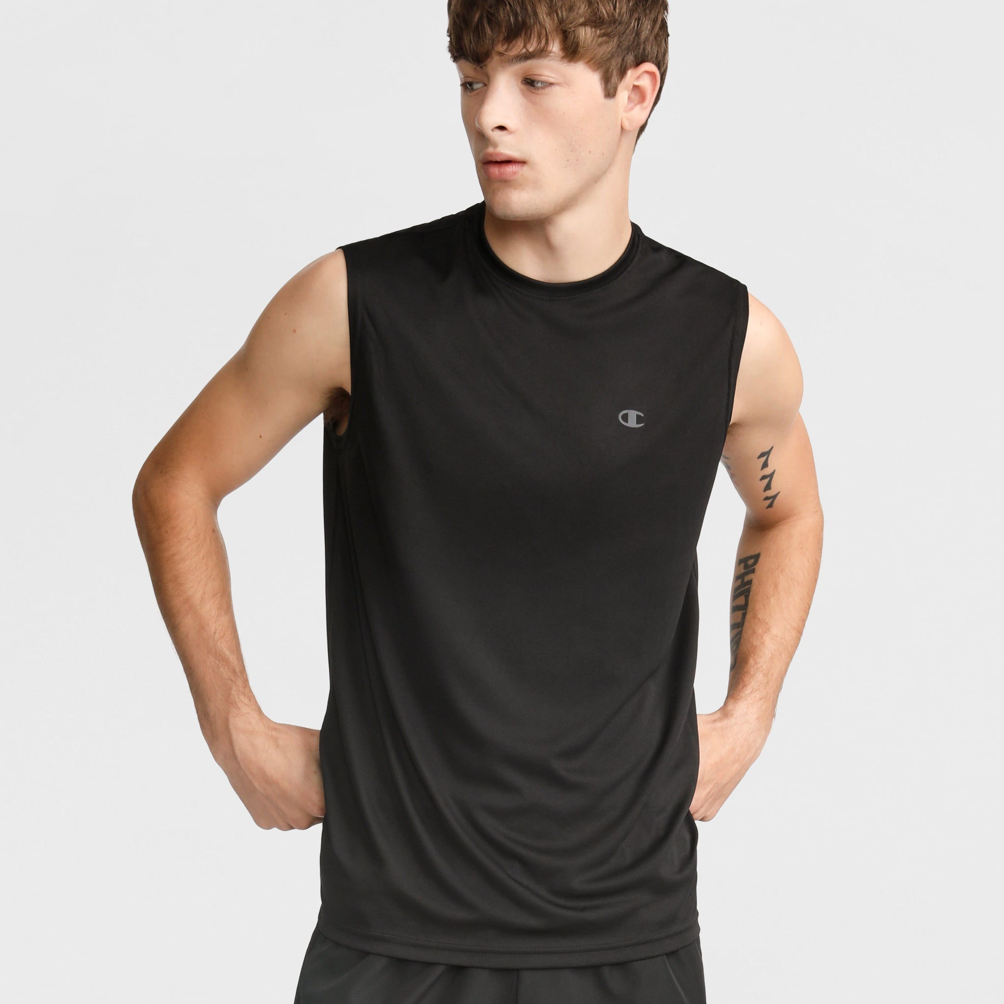 Men's Reflective Muscle Tank for Workouts | Quick-Dry & Anti-Odor