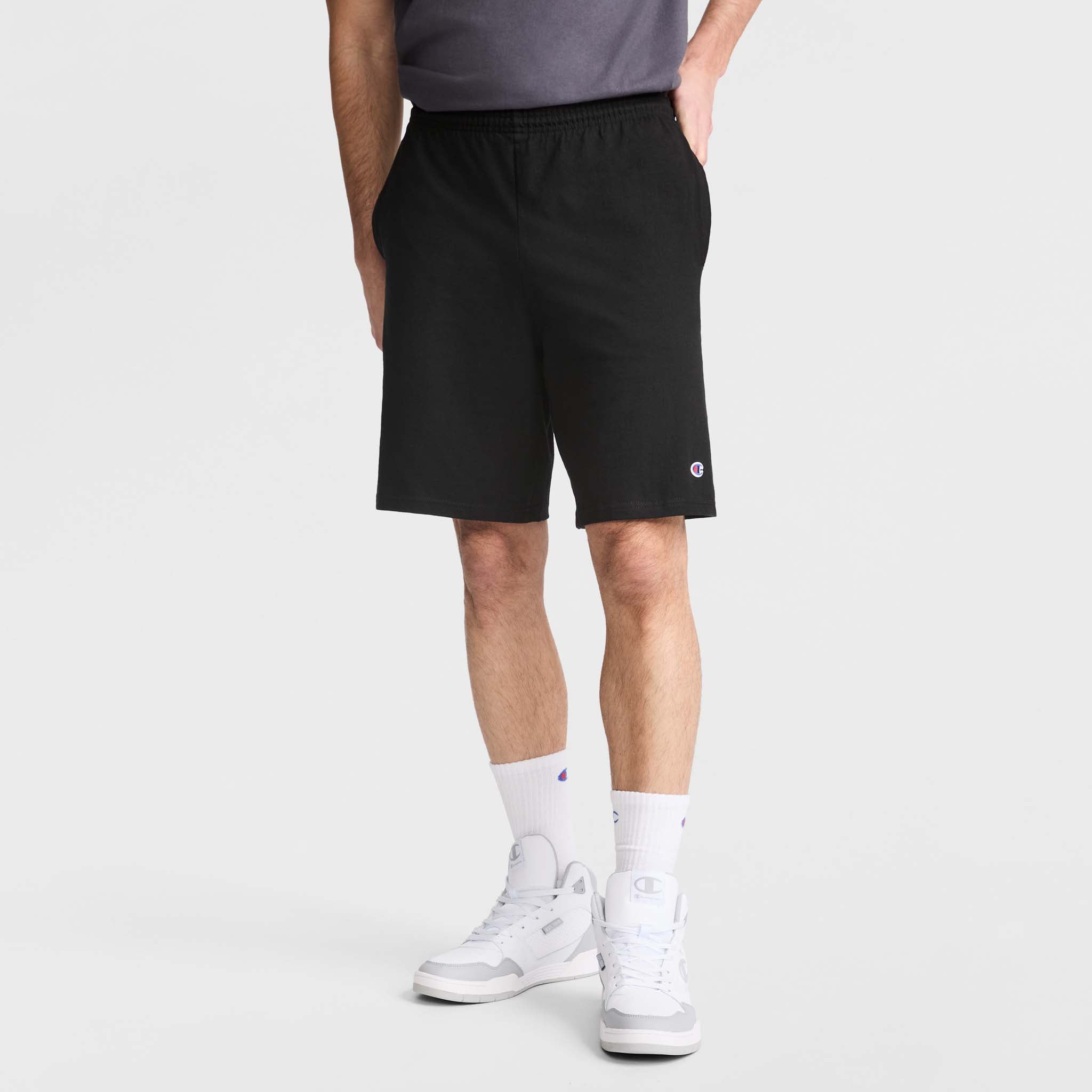 Men's Lightweight Lounge Shorts with C Logo Patch | 9\" Inseam