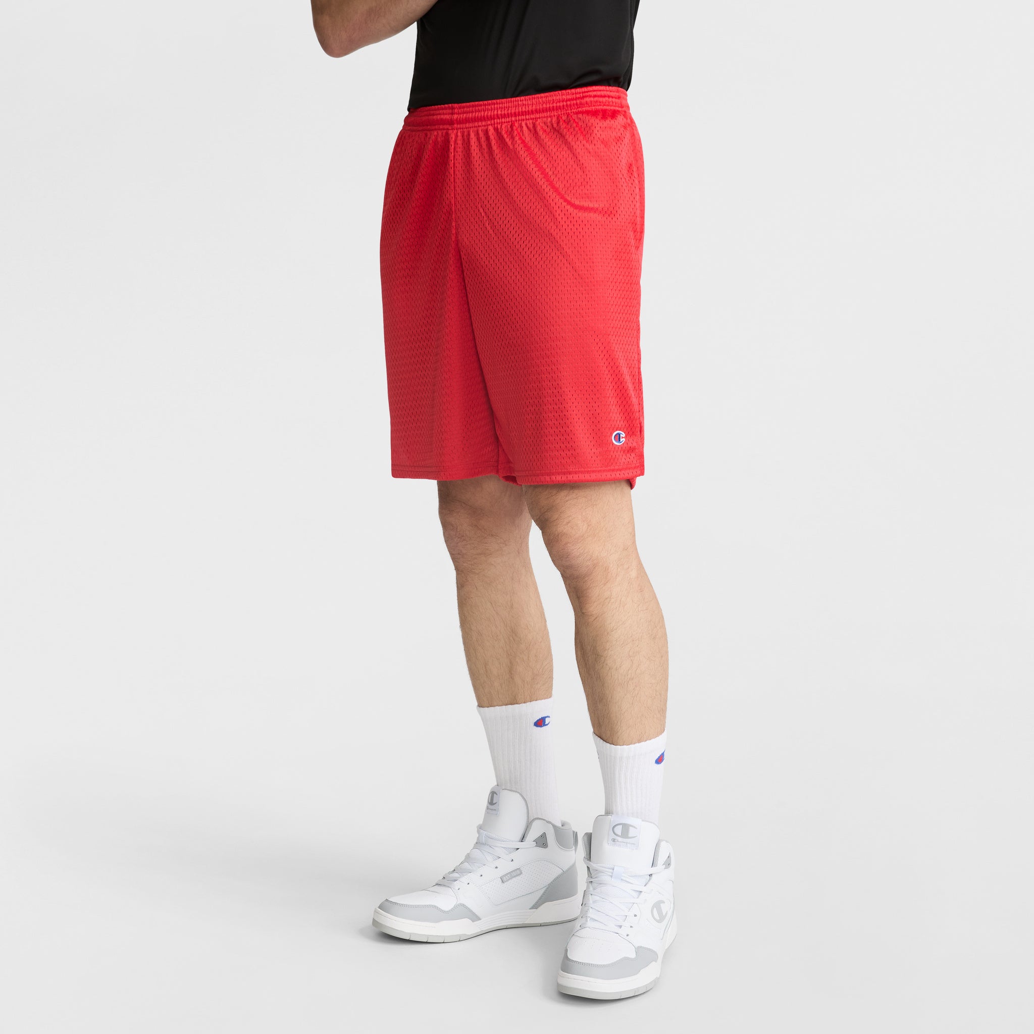 Classic Mesh Shorts 9" Inseam with C Logo | Champion