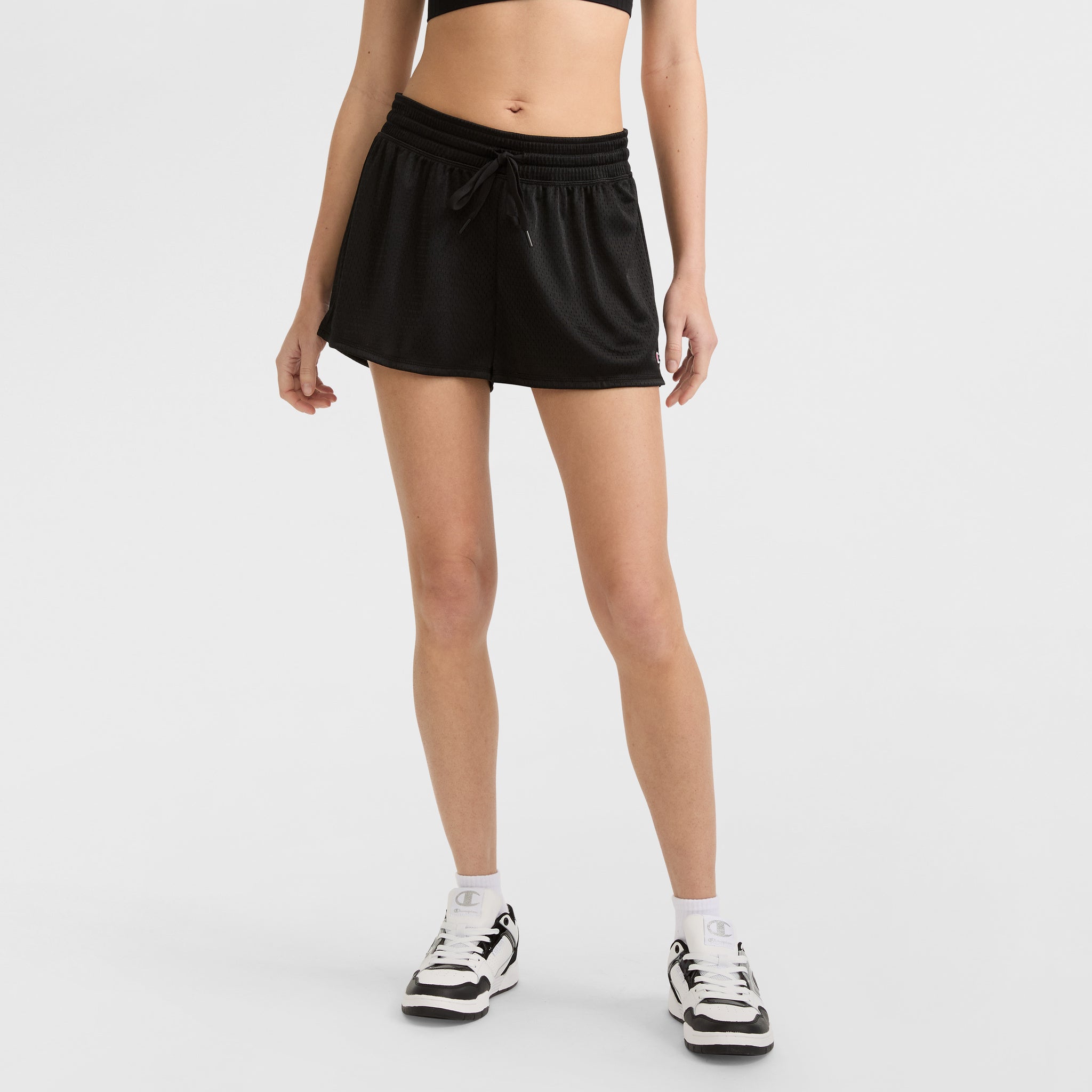 Lightweight Mesh Gym Shorts for Women with Side Vents | Champion