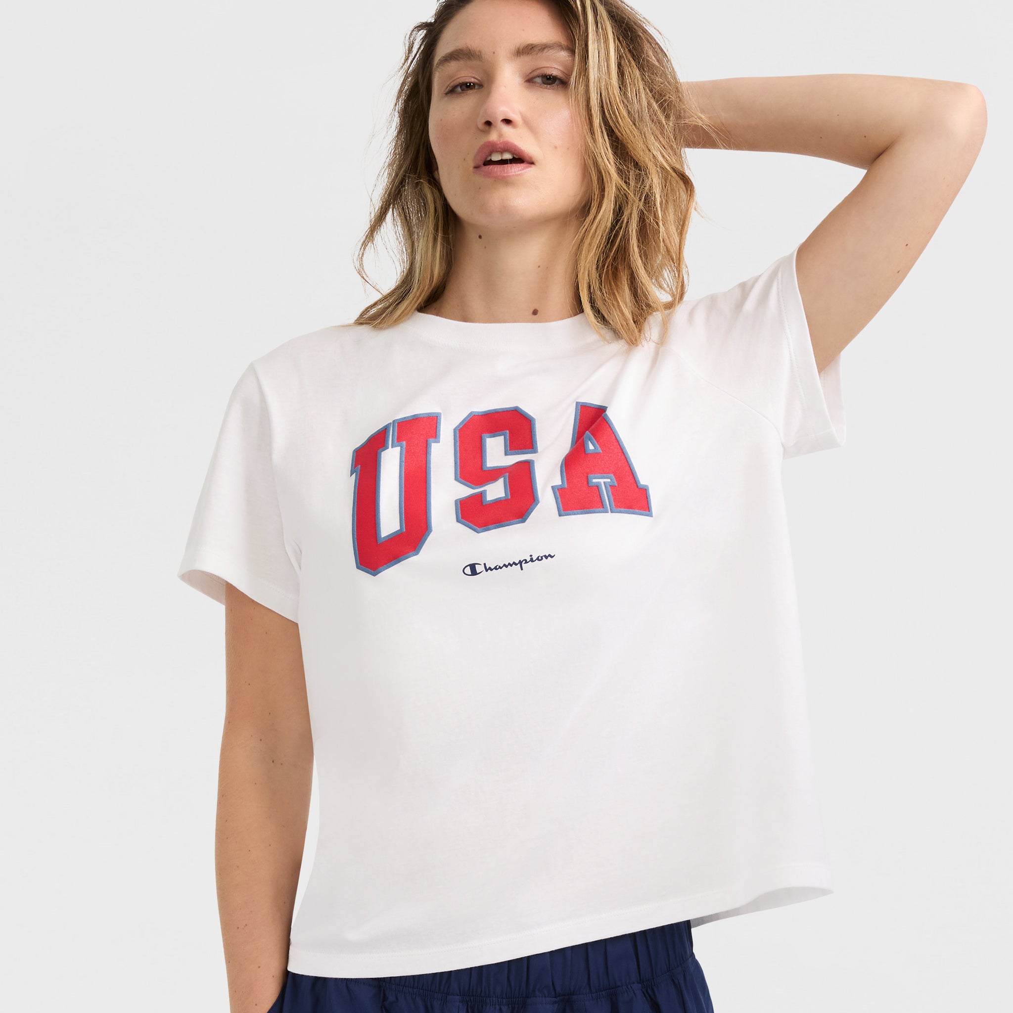 Classic USA Graphic T-Shirt for Women | Soft Cotton Blend