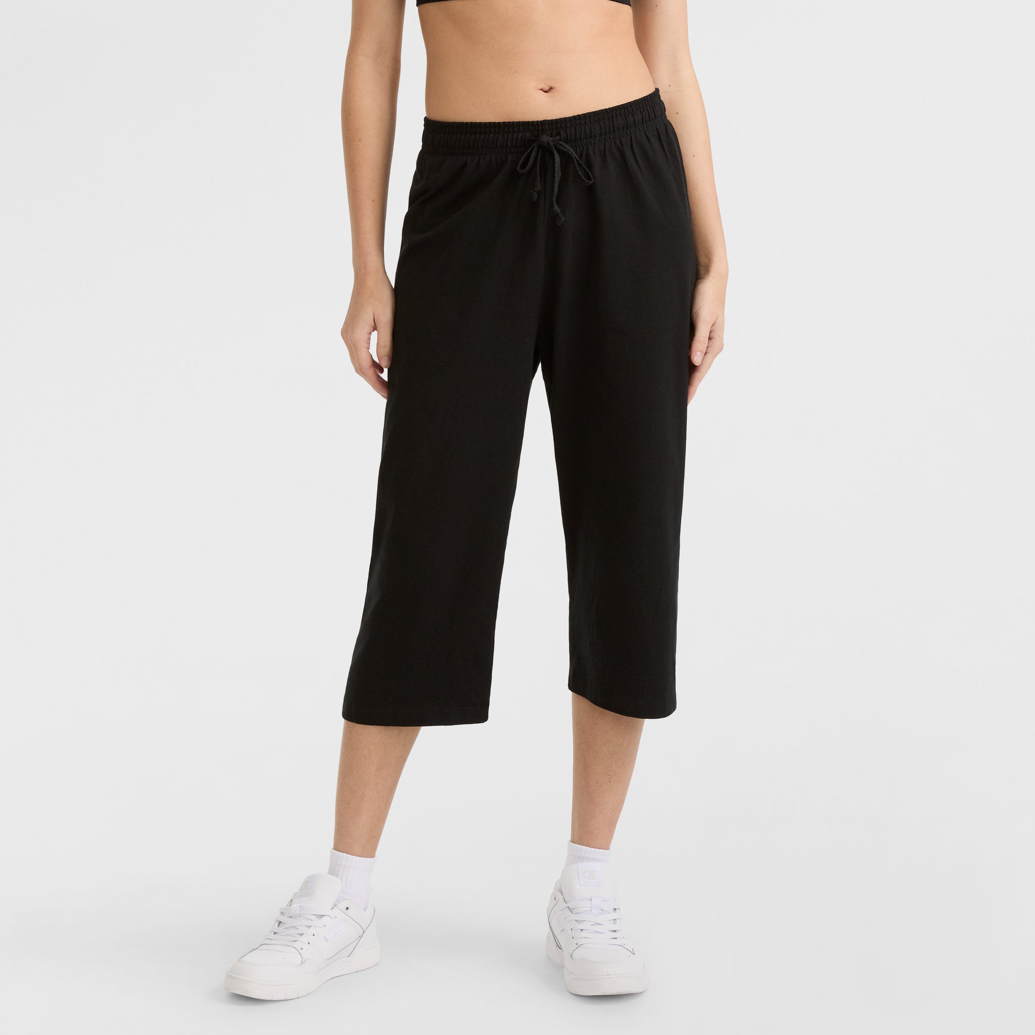 Lightweight Jersey Capri Pants for Women | Lounge & Comfort