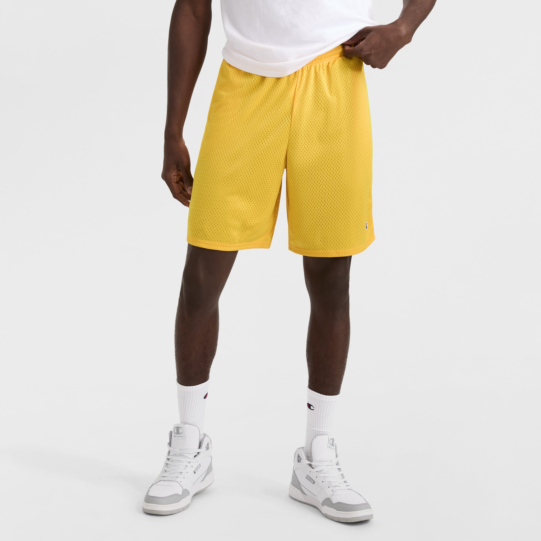 Classic Mesh Shorts 9" Inseam with C Logo | Champion