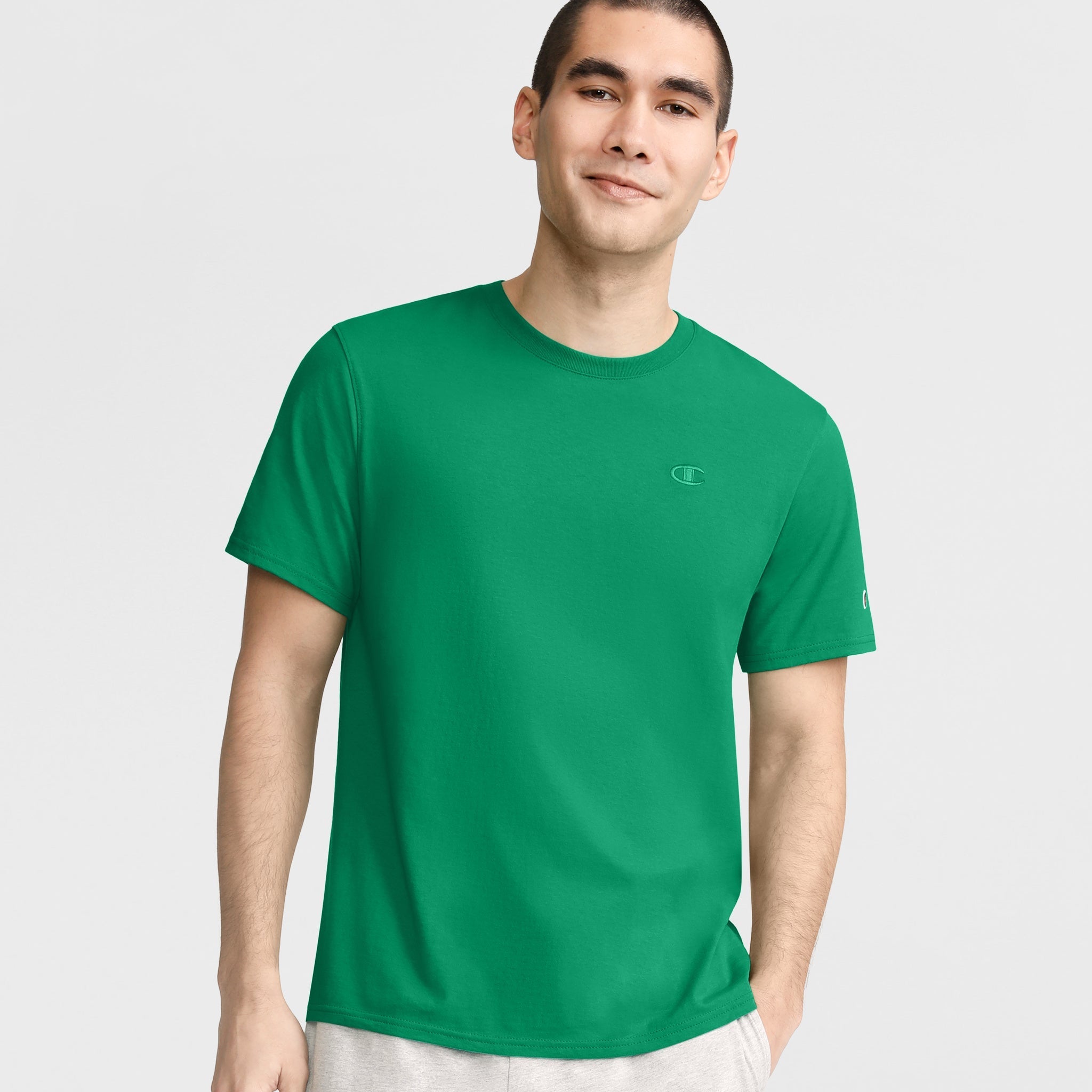 Classic Cotton Men's T-Shirt with C Logo | Standard Fit Crewneck