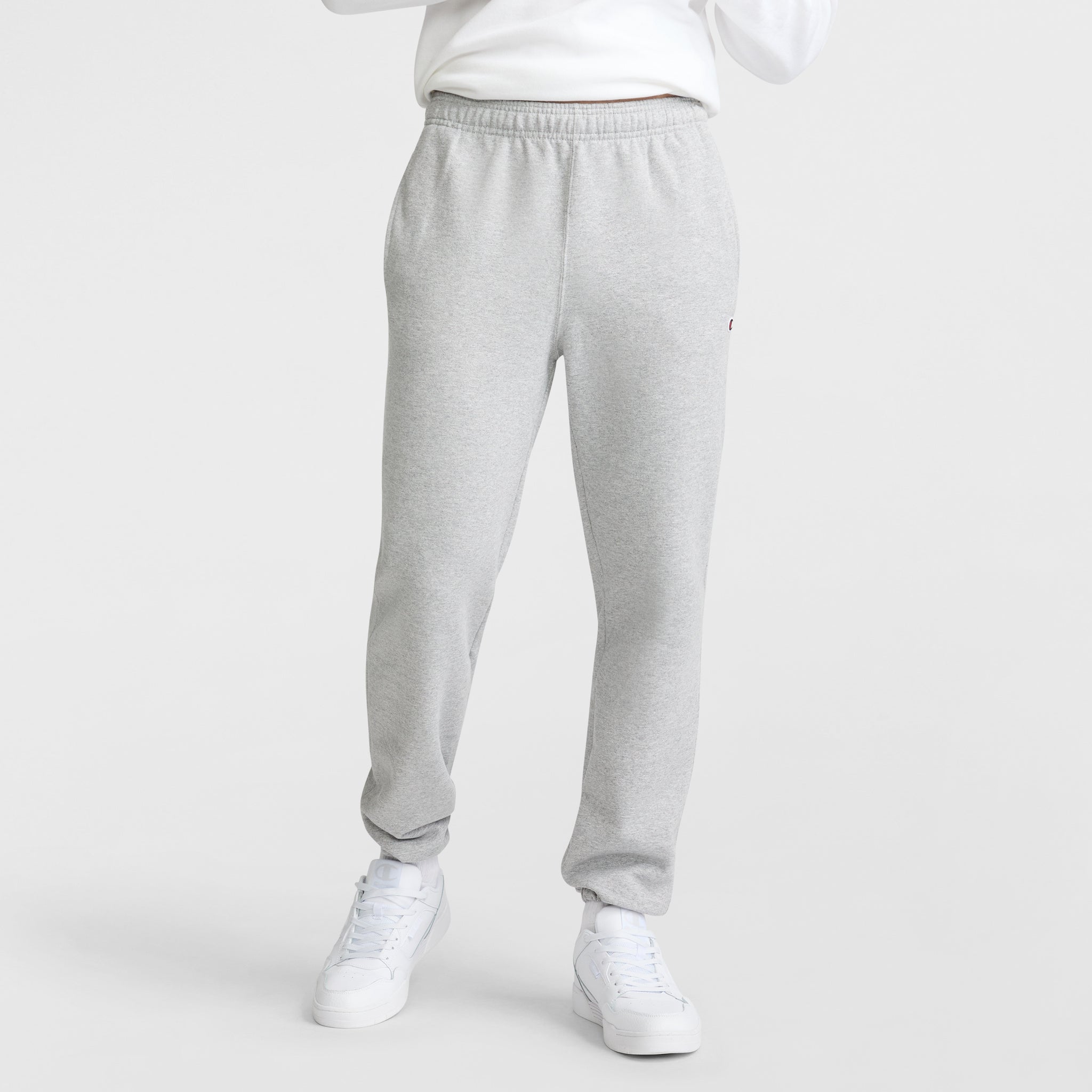 Men's Cotton Blend Sweatpants with Relaxed Hem & C Logo | Powerblend