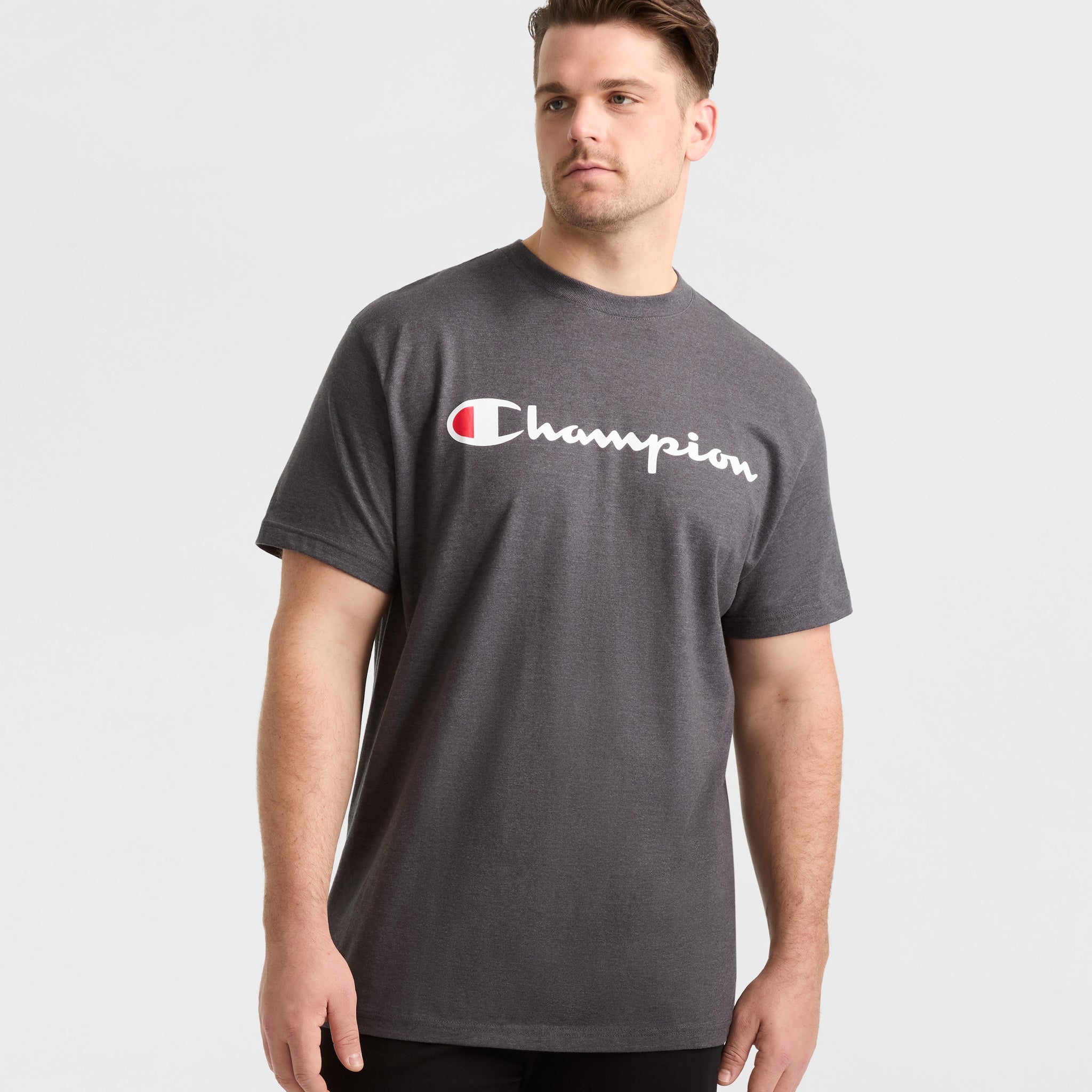 Classic Big & Tall Graphic T-Shirt with Script Logo | Champion