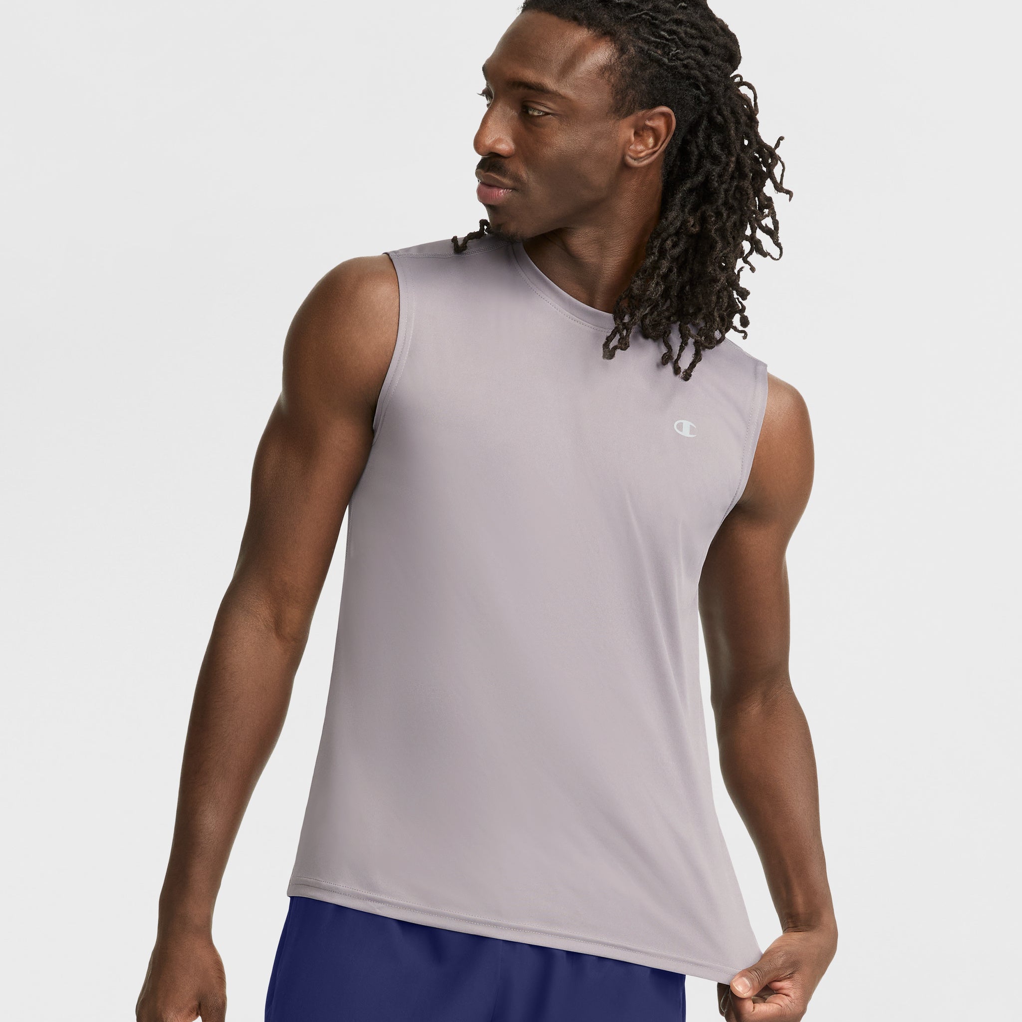 Men's Reflective Muscle Tank for Workouts | Quick-Dry & Anti-Odor