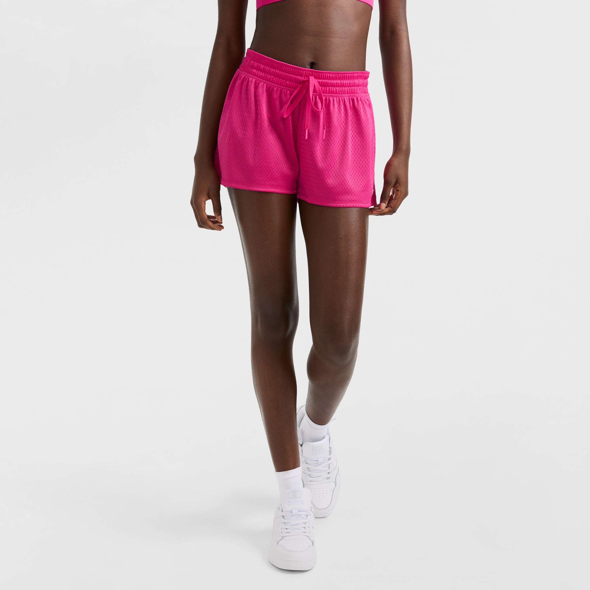 Lightweight Mesh Gym Shorts for Women with Side Vents | Champion