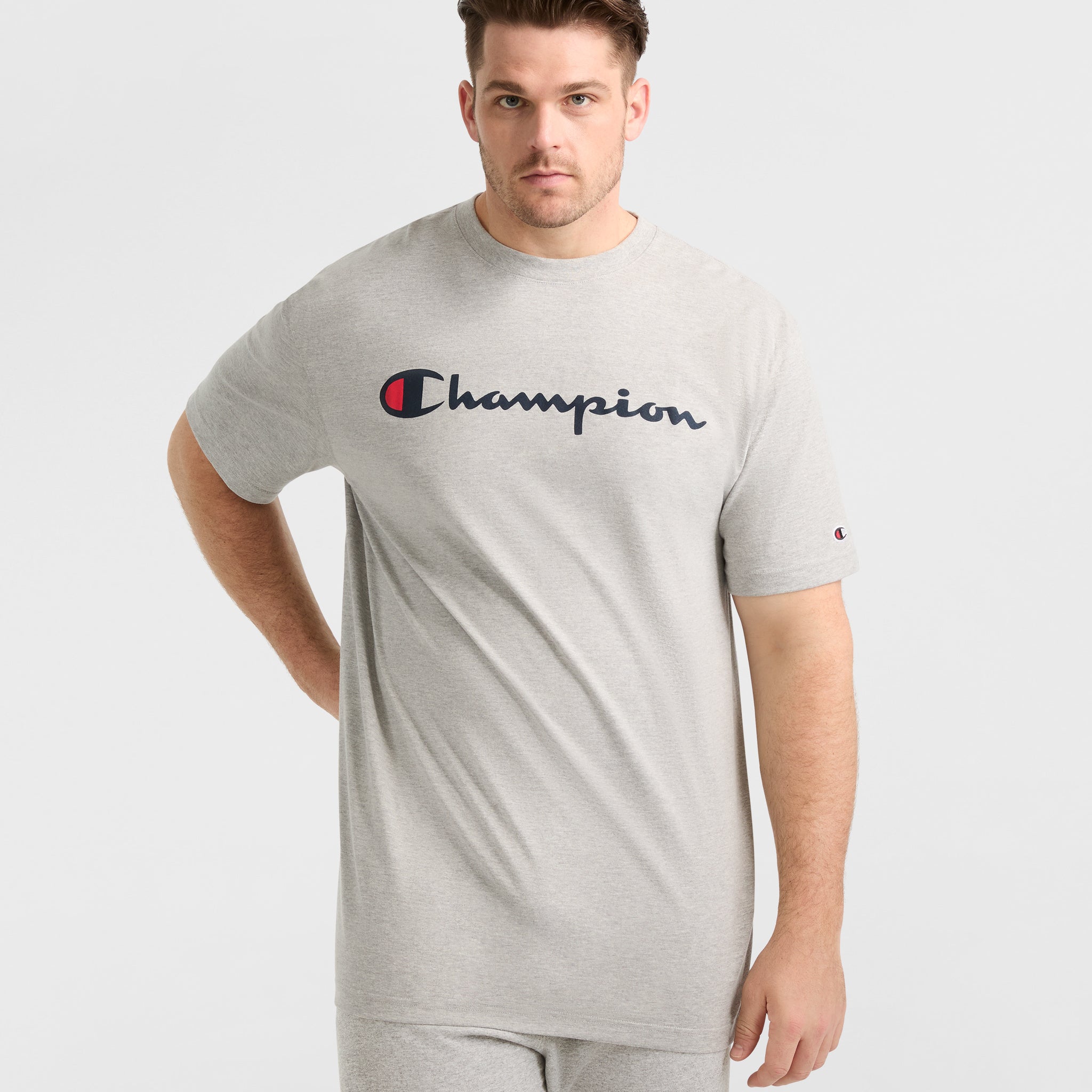 Classic Big & Tall Graphic T-Shirt with Script Logo | Champion