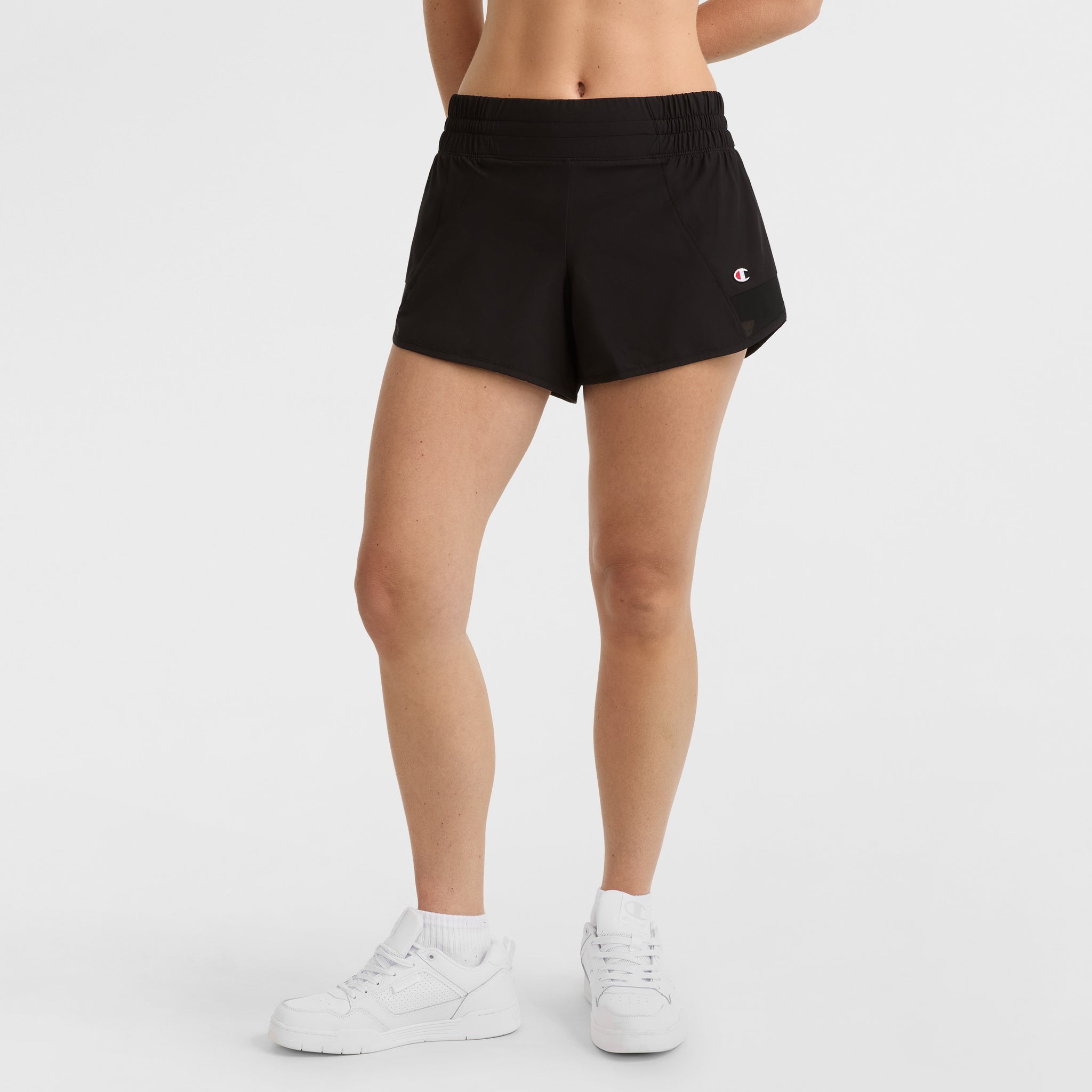 Women's Lightweight Sport Shorts with Moisture-Wicking & Liner | C Logo