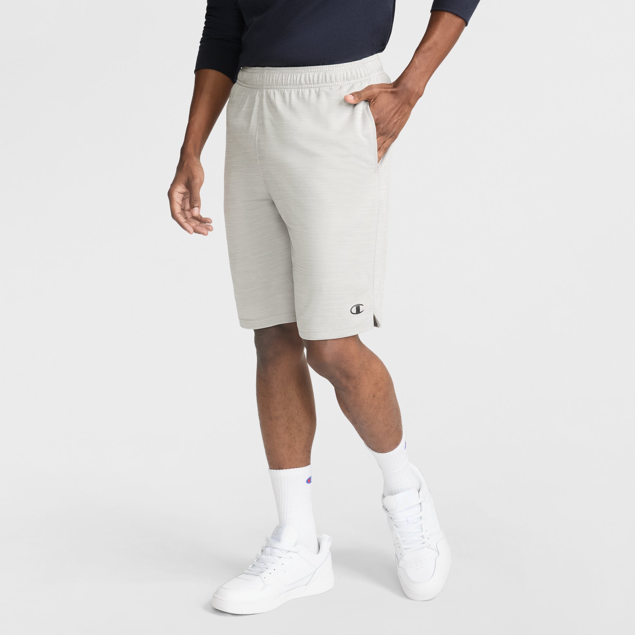 10\" Moisture-Wicking Sport Shorts for Men with Side Pockets | Champion