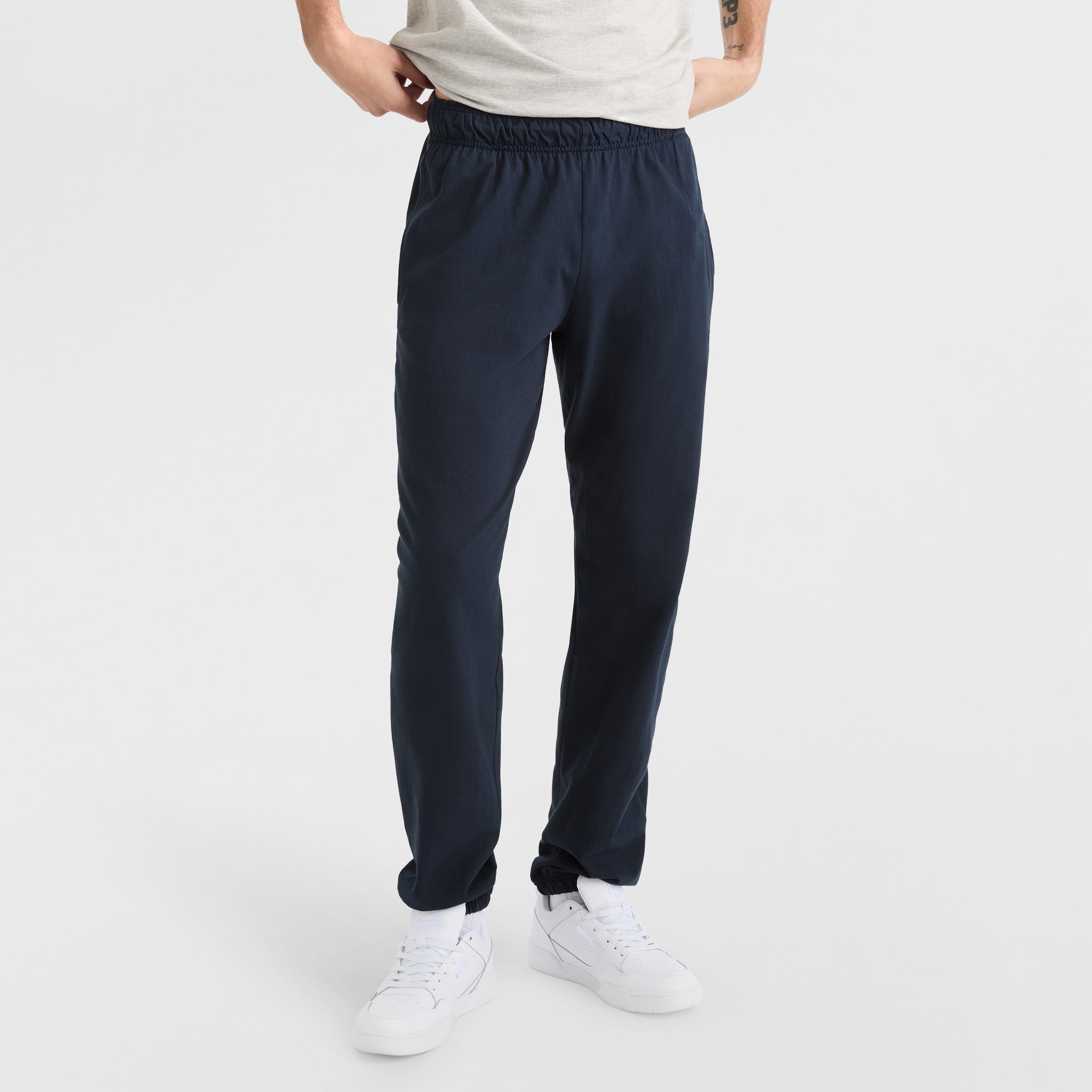Lightweight Lounge Pants for Men with Drawcord Waist & Cinched Hem | Comfort Wear