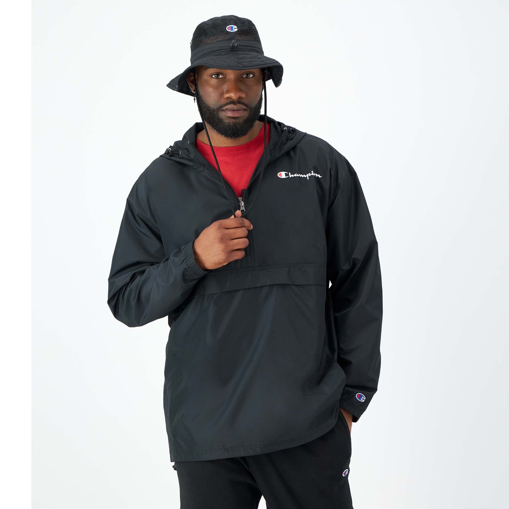 Windproof Packable Jacket for Big & Tall | Stadium Script Logo