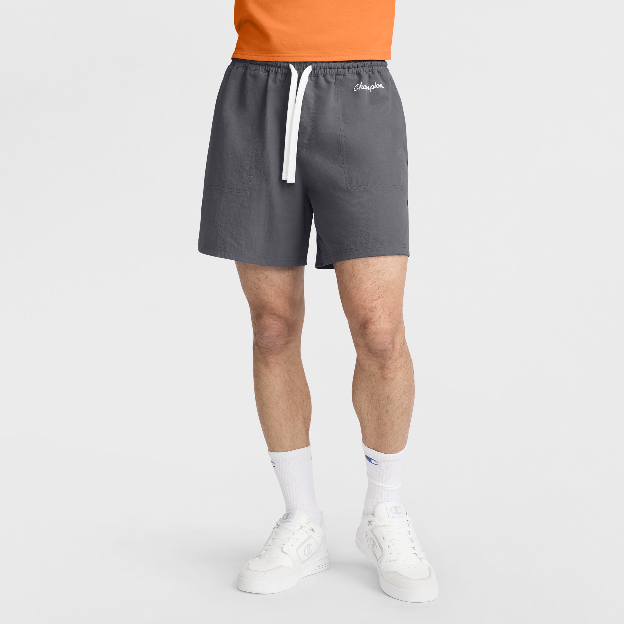Men's 6\" Woven Shorts with Stretch & Drawcord Waist | Champion