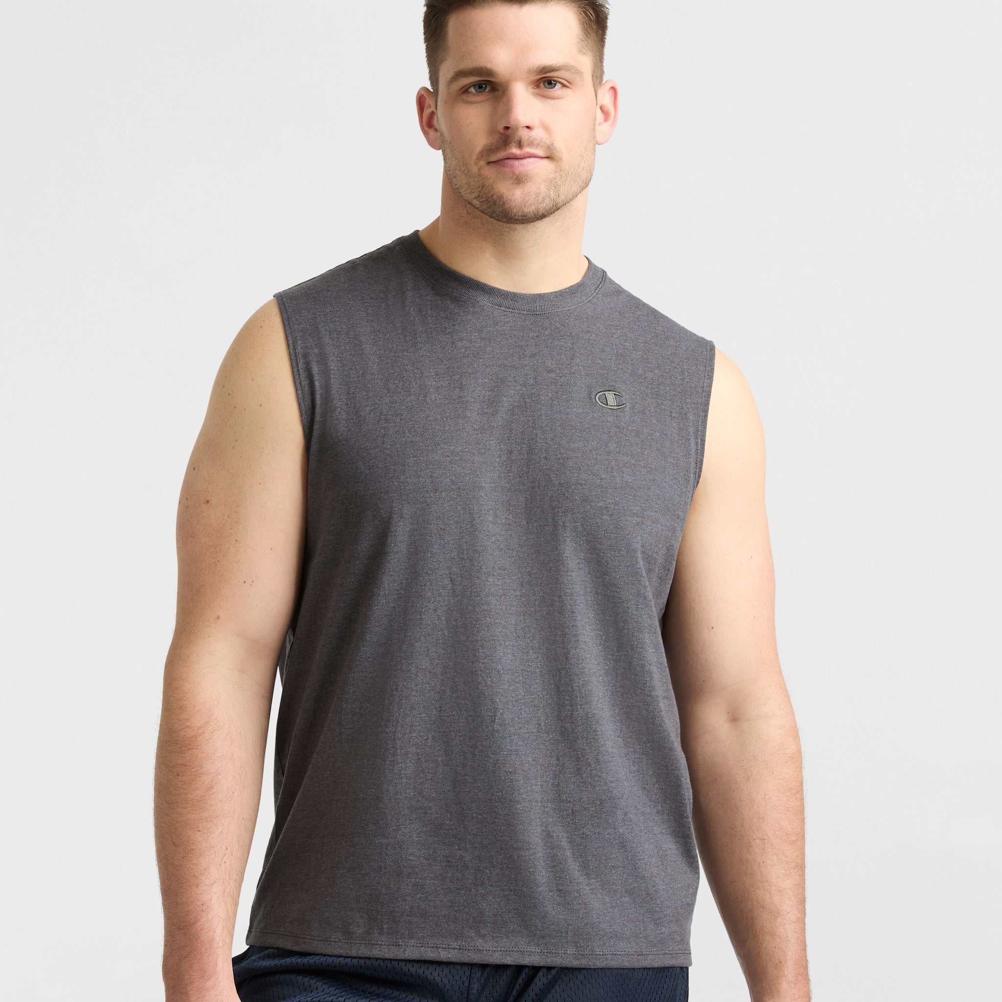 Classic Men's Muscle Tank - Big & Tall Sleeveless Shirt | C Logo