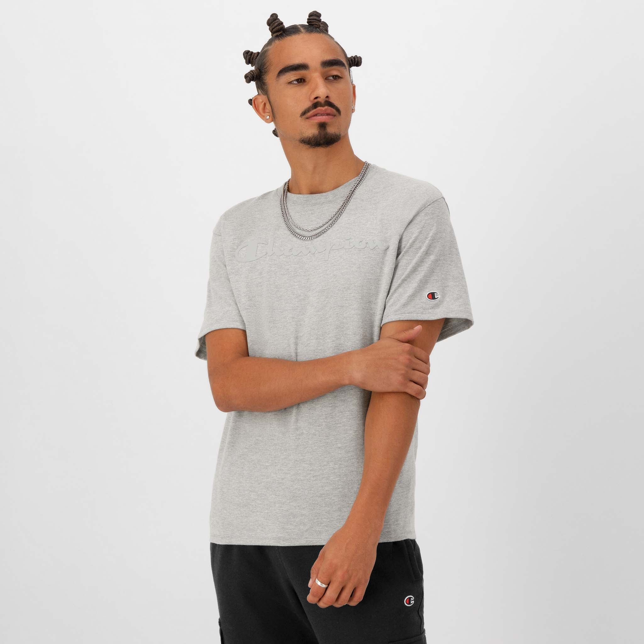 Classic Men's Graphic T-Shirt with Tonal Logo | Champion