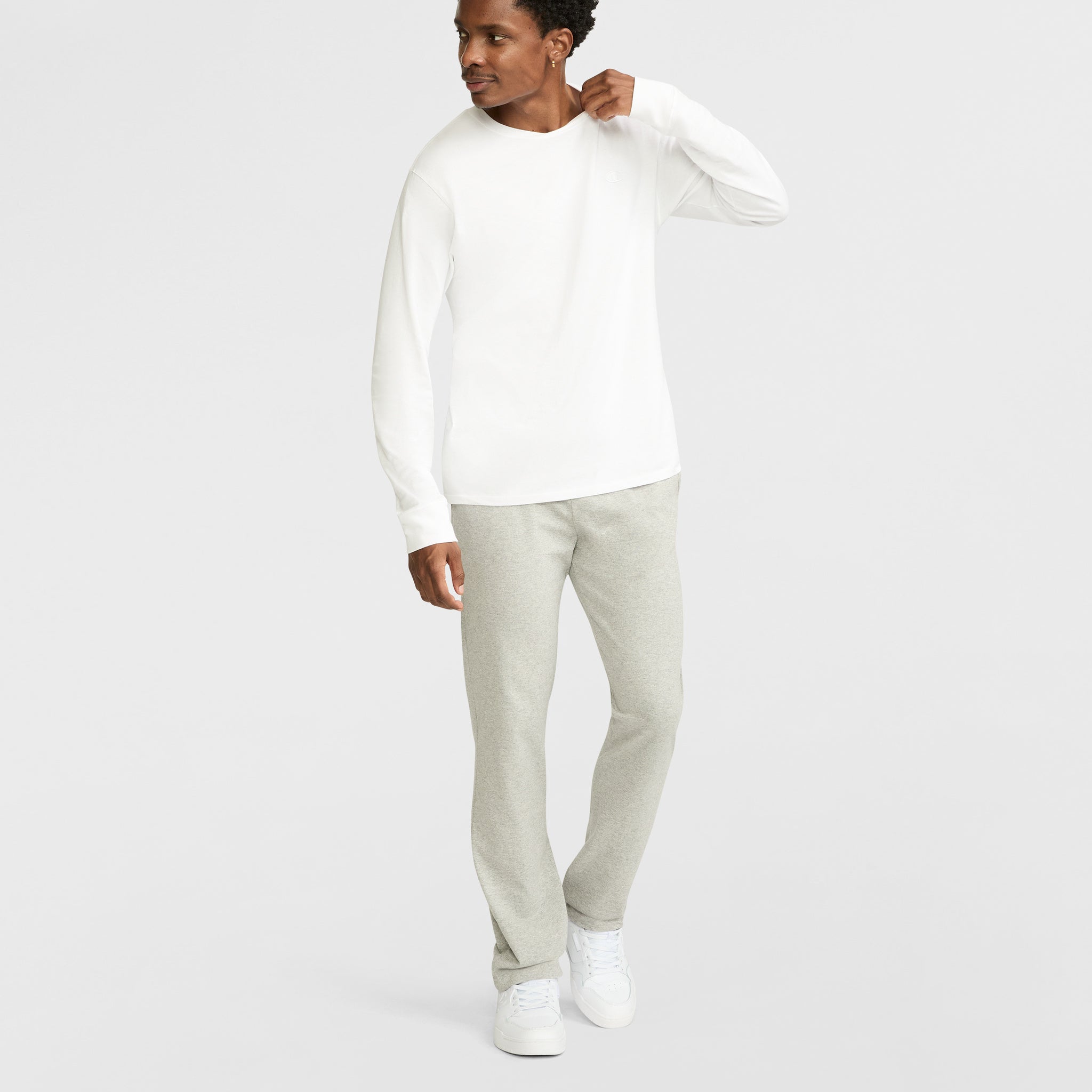 Lightweight Lounge Pants with Open Hem & Drawcord Waist | Champion