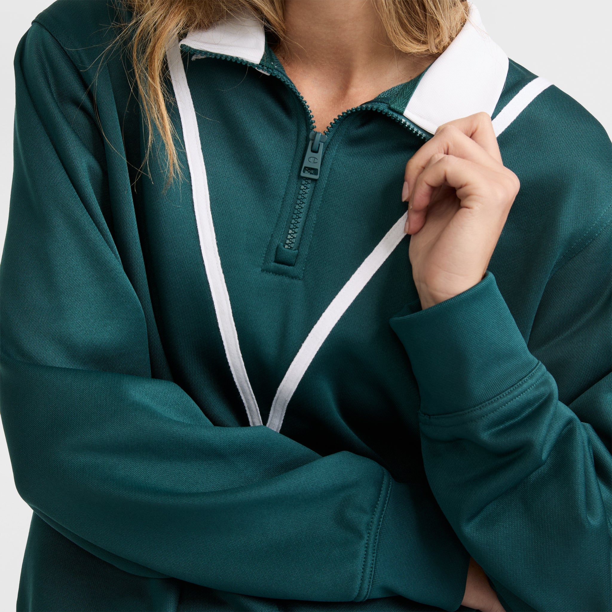 Women's Tennis 1/4 Zip Pullover with Embroidered Logo | Champion