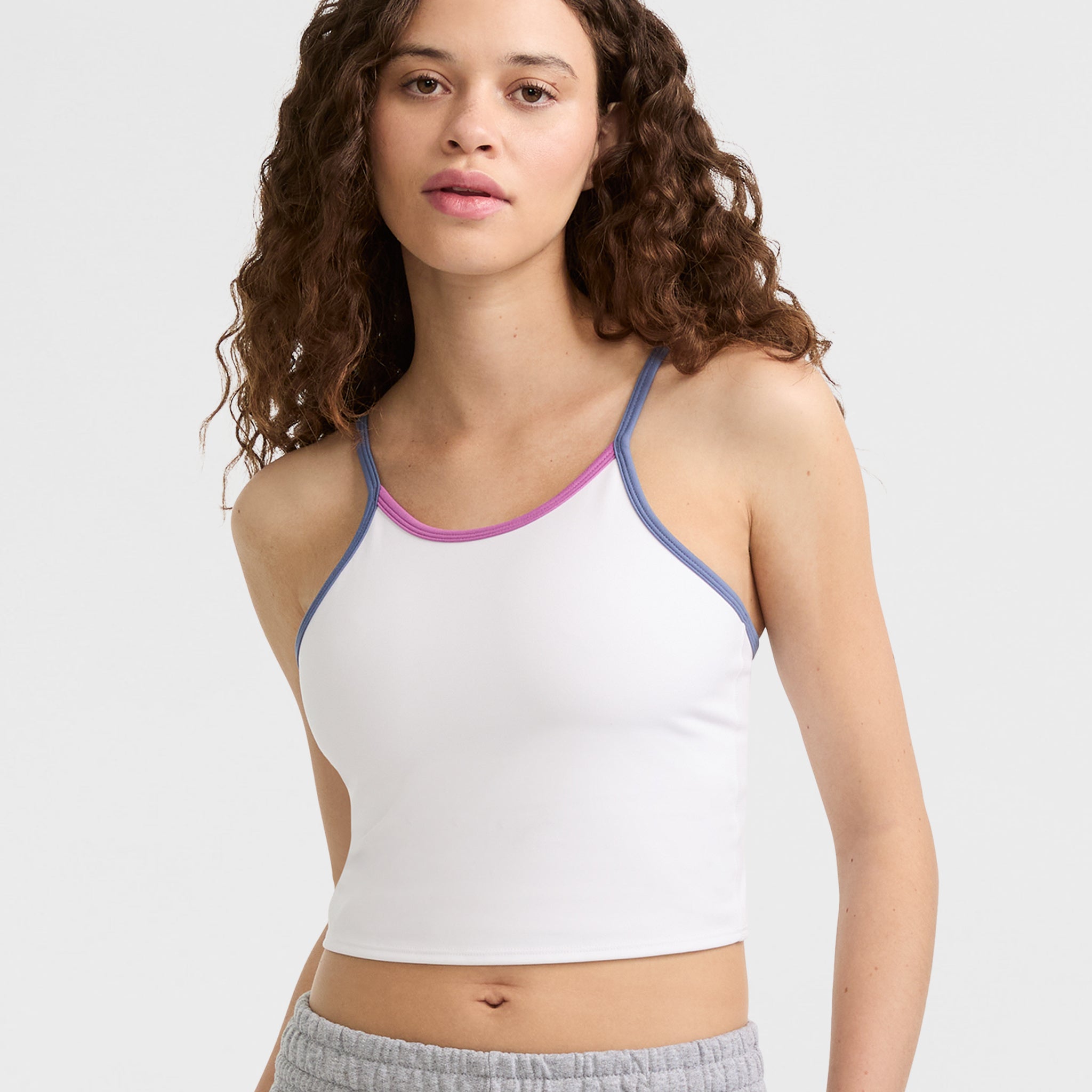 Soft Touch Longline Cami with Shelf Bra & Moisture-Wicking | Champion