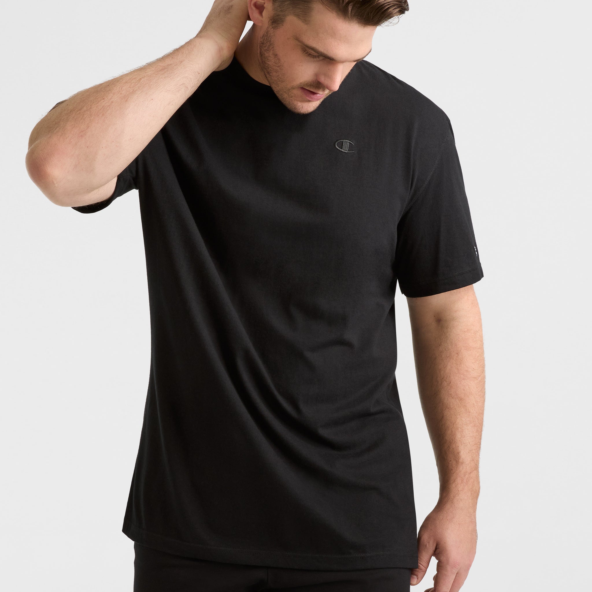 Classic Big & Tall T-Shirt with C Logo | Soft Cotton Crewneck