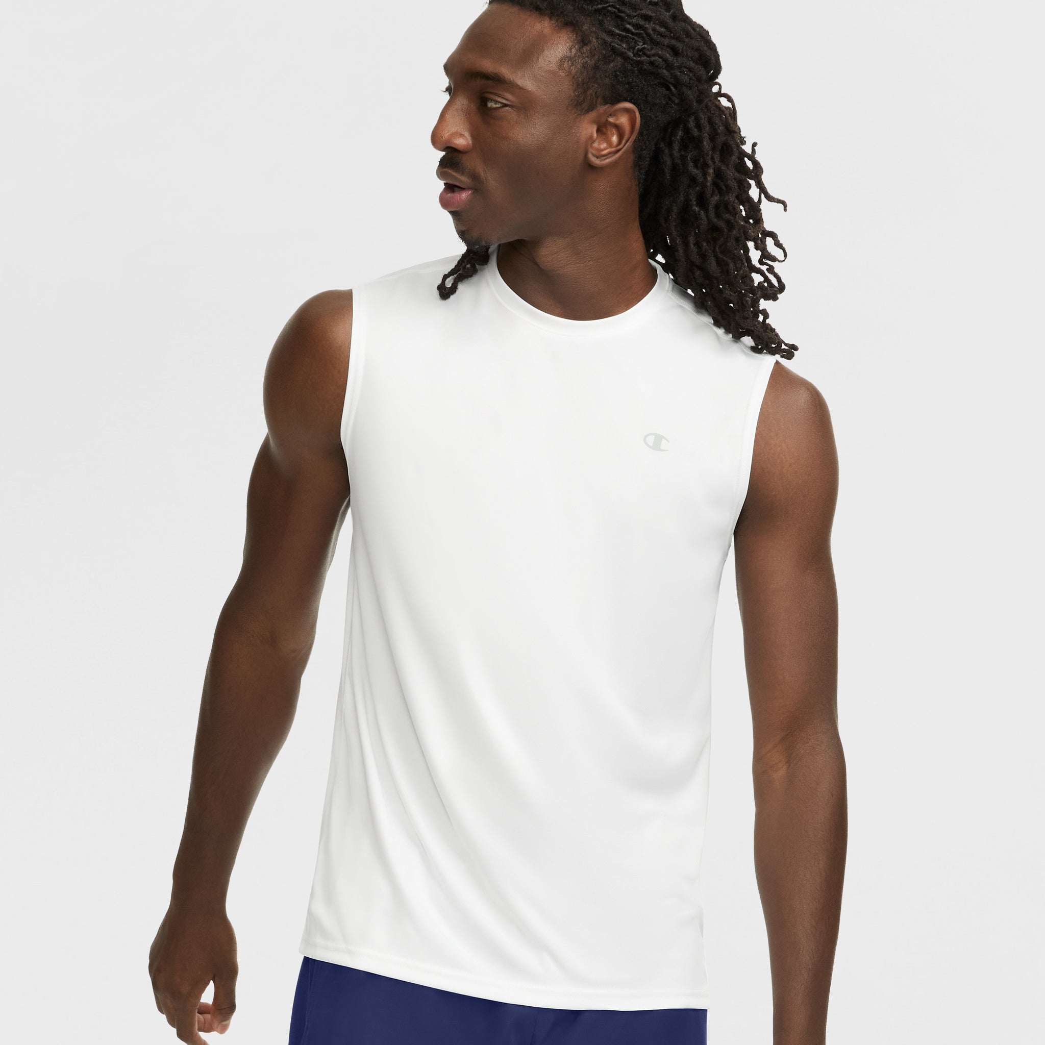 Men's Reflective Muscle Tank for Workouts | Quick-Dry & Anti-Odor