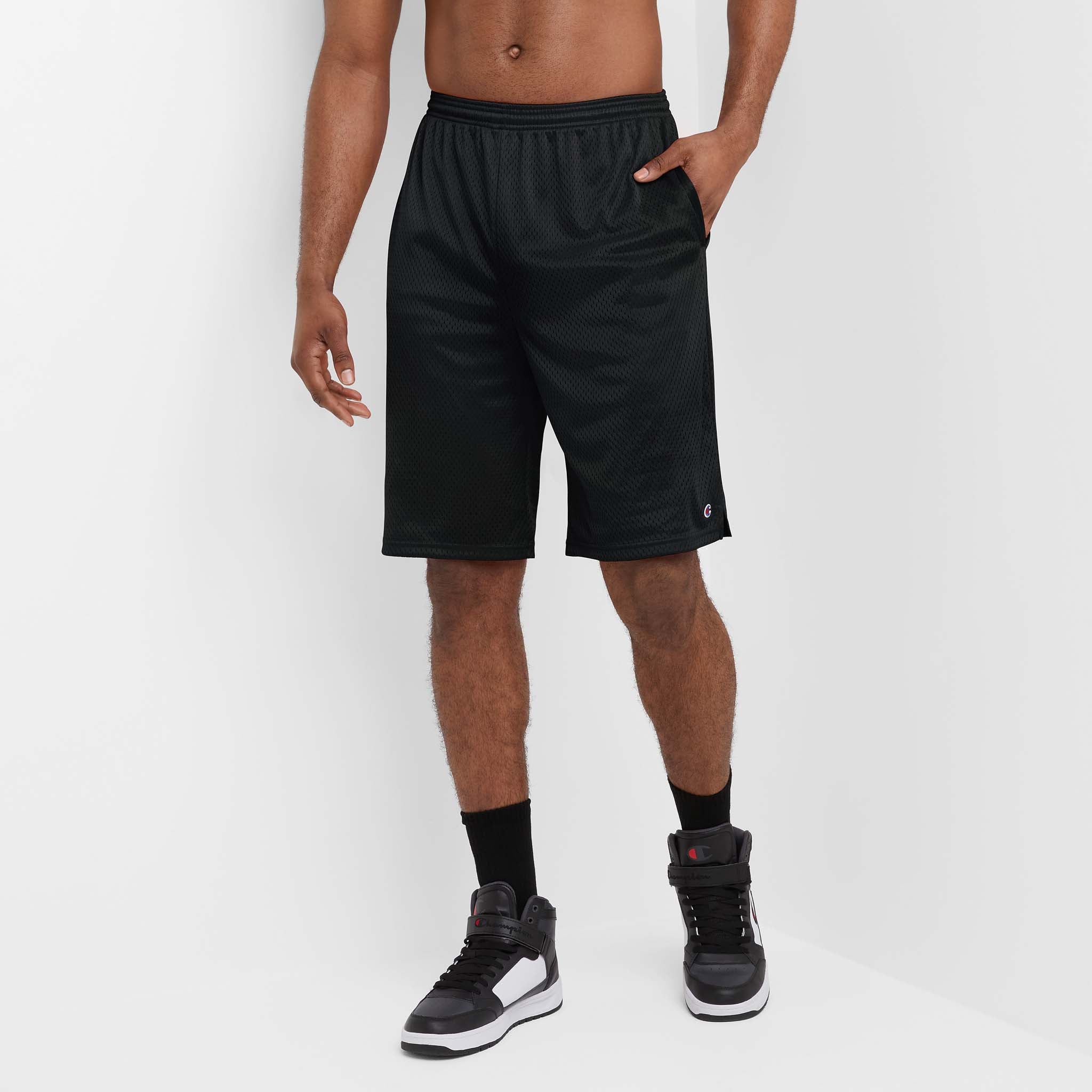 Classic Mesh Gym Shorts for Big & Tall Men | Champion