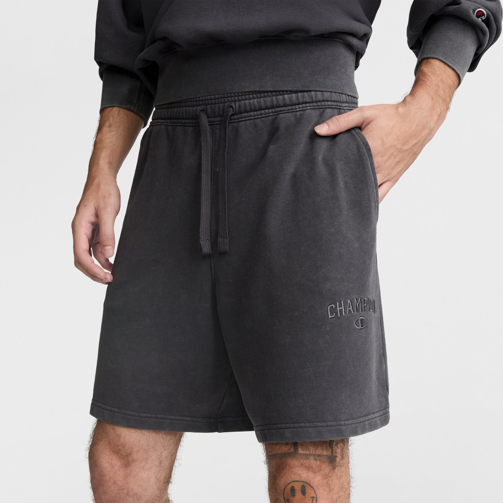 Vintage Wash Fleece Shorts for Men | 7" Inseam & Lightweight