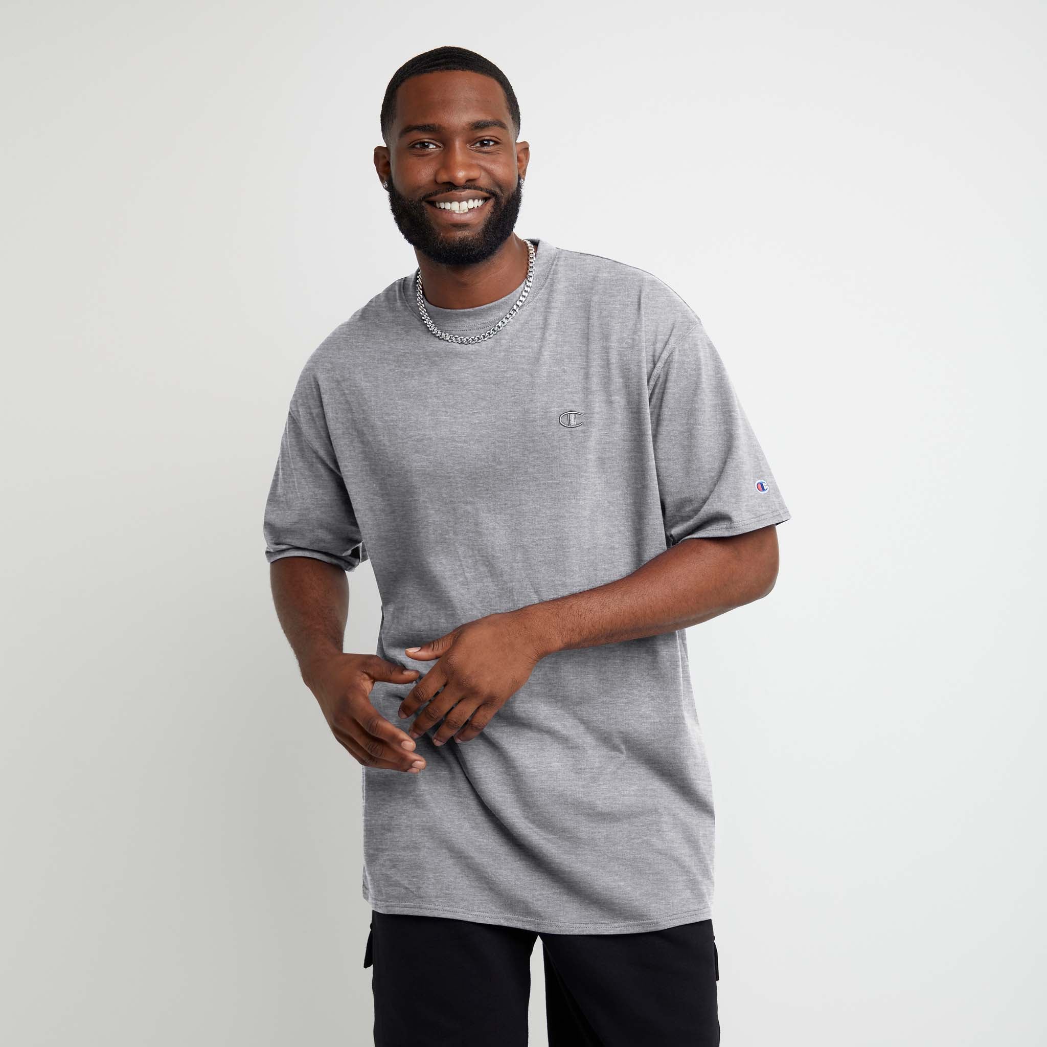 Classic Big & Tall T-Shirt with C Logo | Soft Cotton Crewneck
