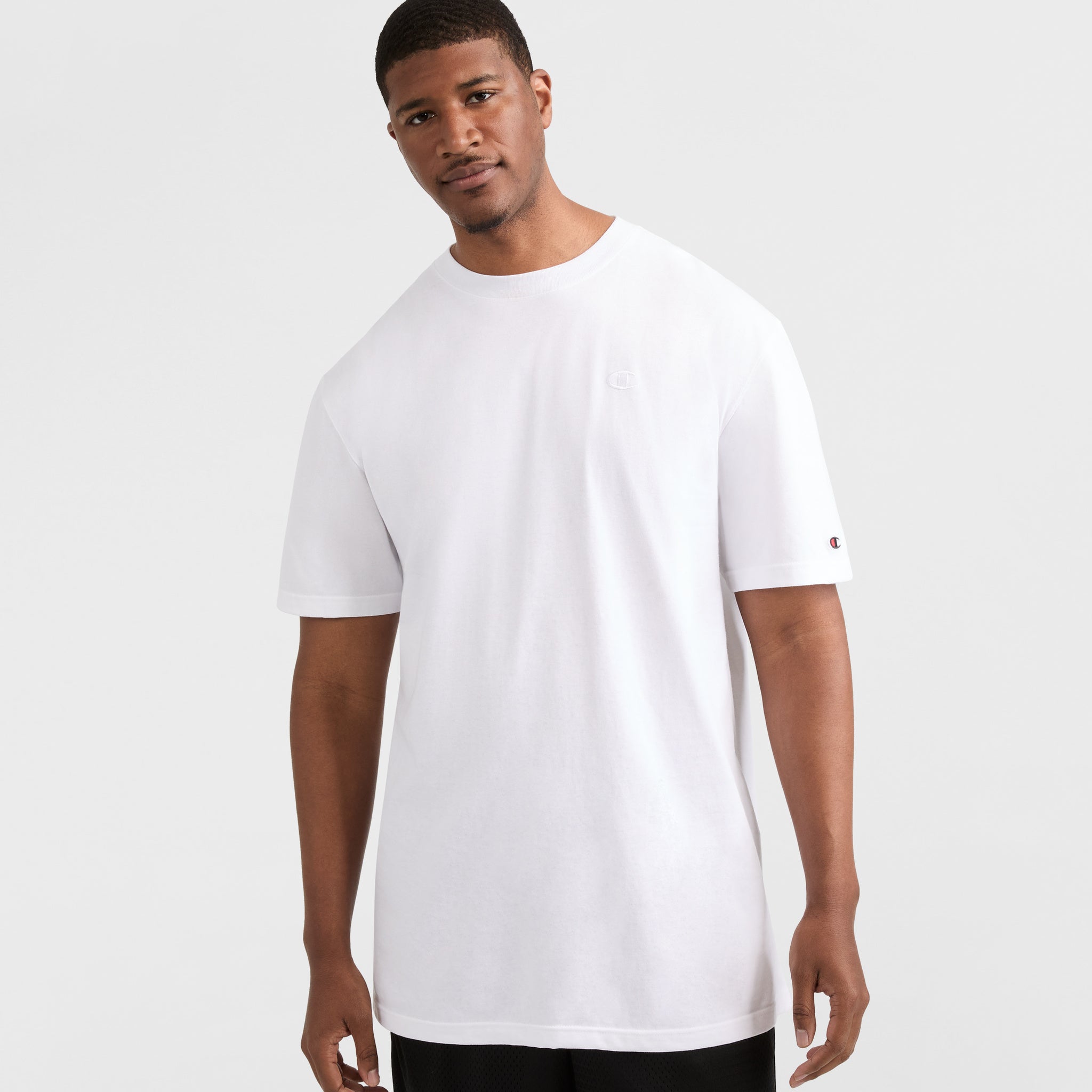 Classic Big & Tall T-Shirt with C Logo | Soft Cotton Crewneck