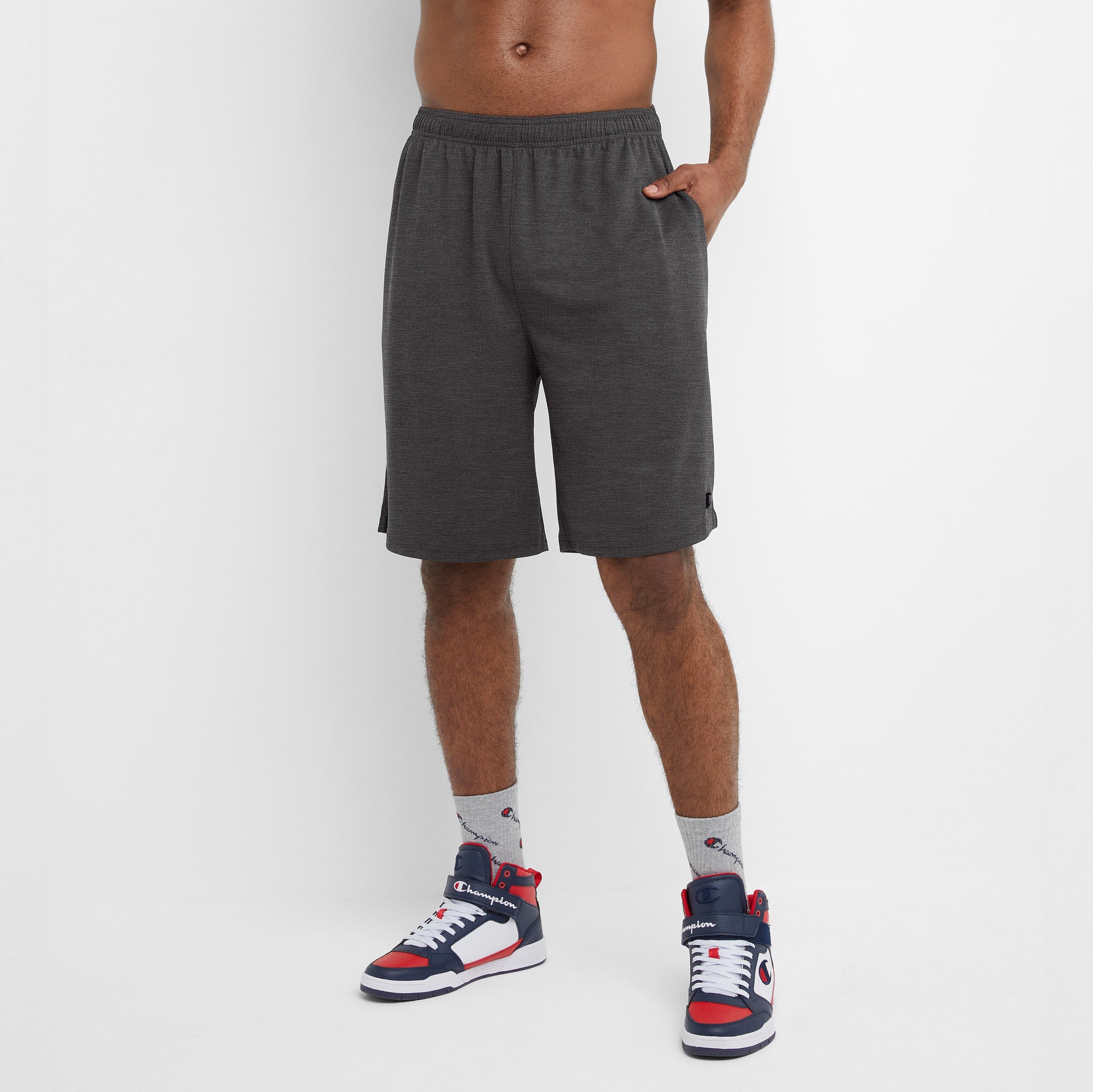 Moisture-Wicking Sport Shorts for Big & Tall Men | Champion