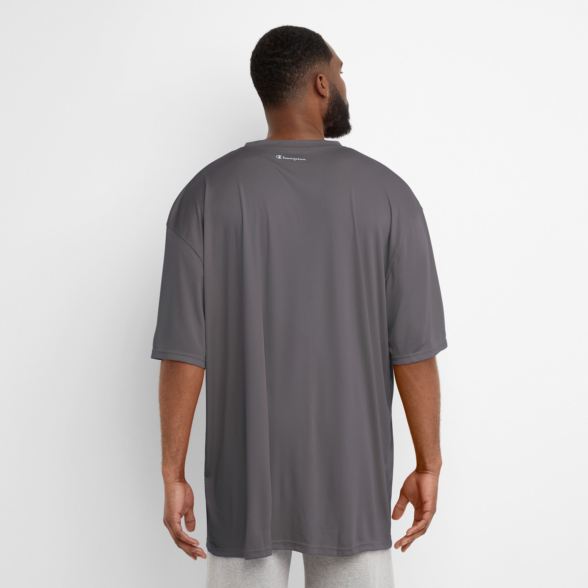 Reflective Logo Moisture-Wicking Sport T-Shirt for Men | Big & Tall